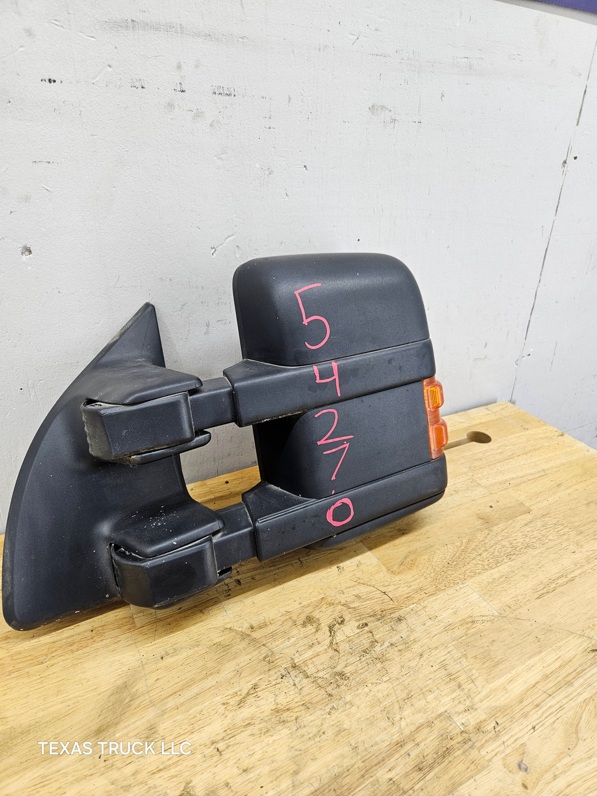 2008-2016 Ford Super Duty F250 F350 F450 F550 LH Driver Side Power Heated Manual Towing Mirror OEM