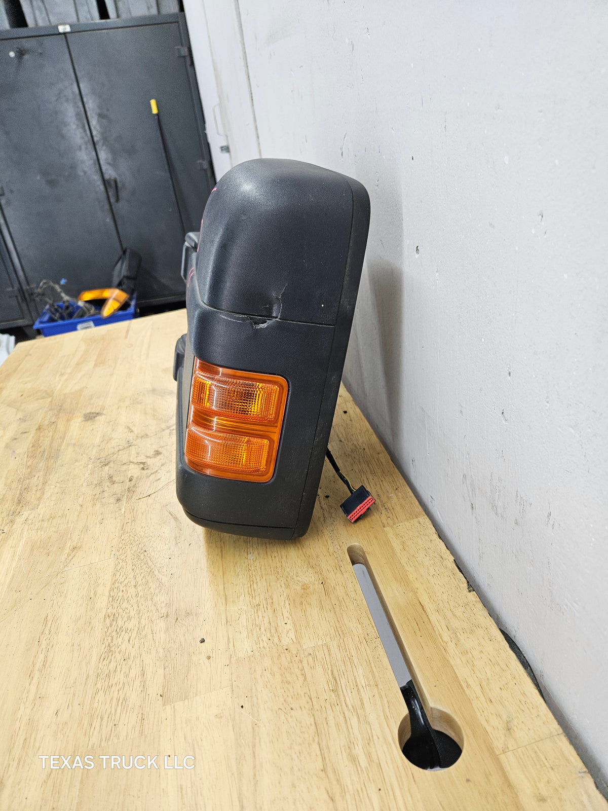 2008-2016 Ford Super Duty F250 F350 F450 F550 LH Driver Side Power Heated Manual Towing Mirror OEM