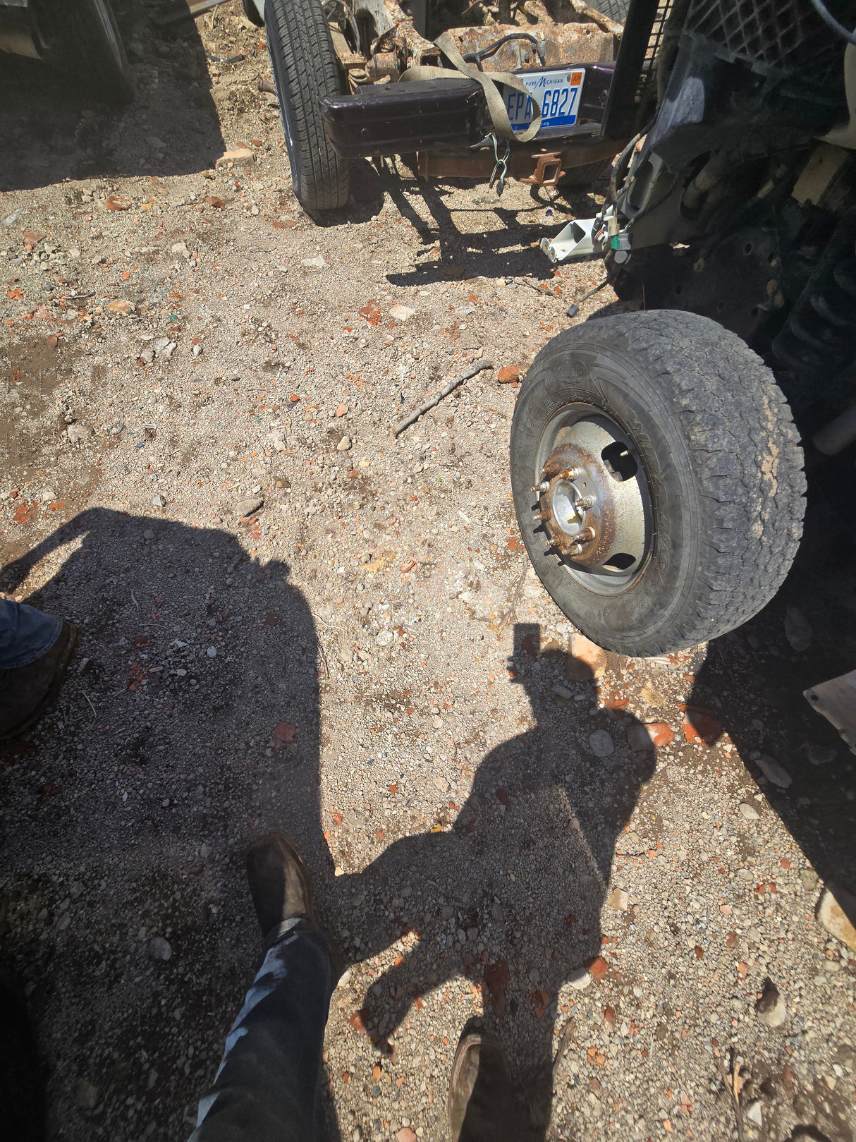 2008 Ford F-350 Dually Super Duty 6.4L Power StrokeZF6 Manual Transmission 4x4 - FULL PART OUT