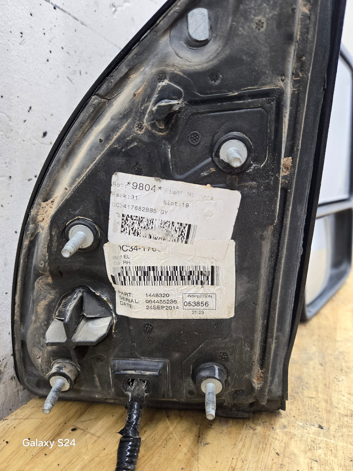 2008-2016 Ford Super Duty F250 F350 F450 F550 RH Passenger Side Power Heated Towing Mirror OEM