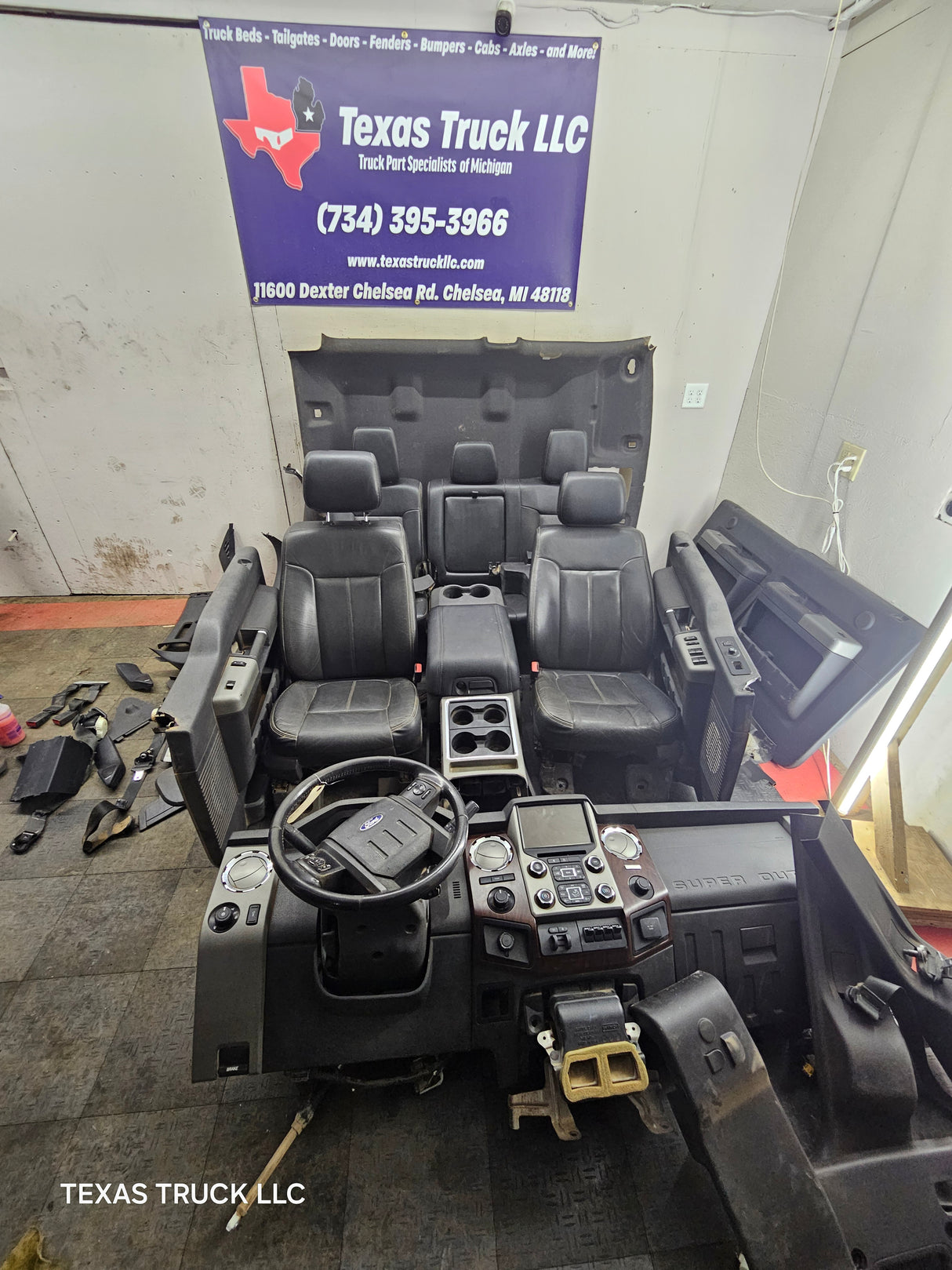 2013-2016 Ford F250 F350 F450 F550 Super Duty Crew Cab Complete Lariat Interior