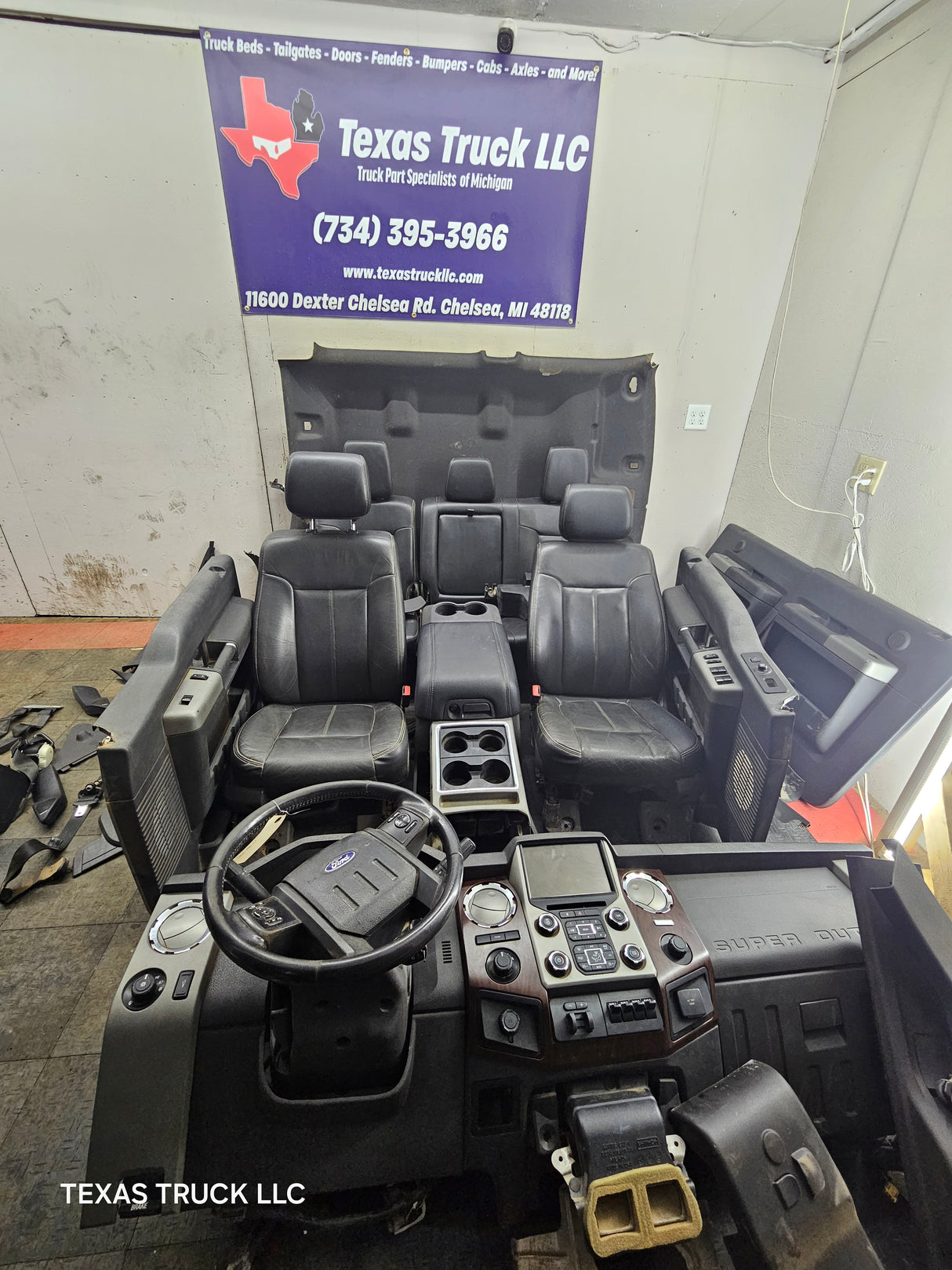 2013-2016 Ford F250 F350 F450 F550 Super Duty Crew Cab Complete Lariat Interior