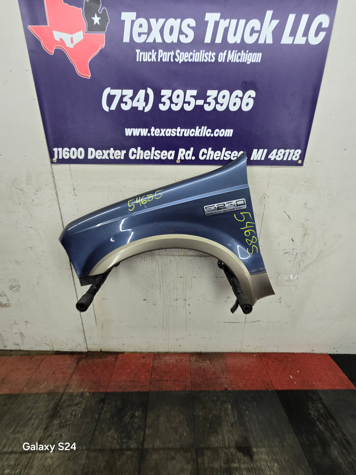 1999-2007 Ford Super Duty LH Driver Side Front Fender F250 F350 F450 F550 Excursion