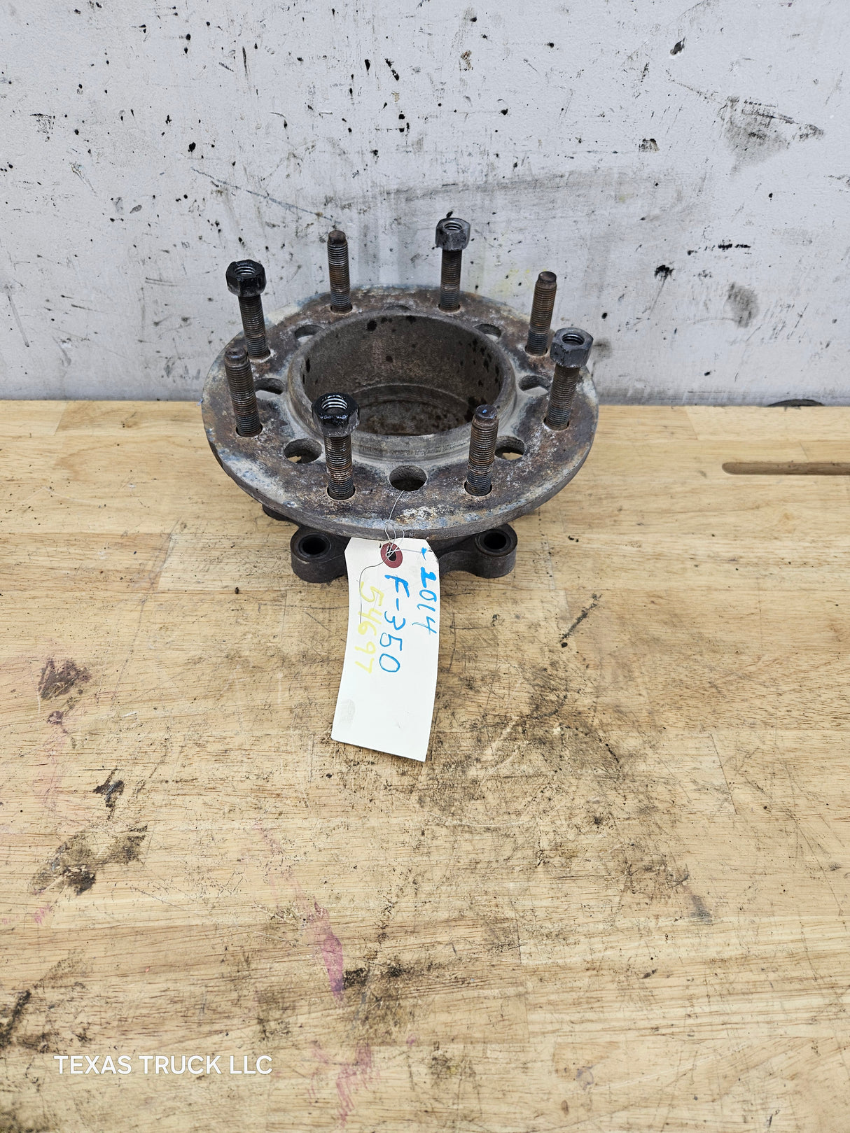 2005-2023 Ford Super Duty F450 F550 Dually Front Hub Extender Brake Wheel Rim Adapter 10 lug 5C34-1A014-A