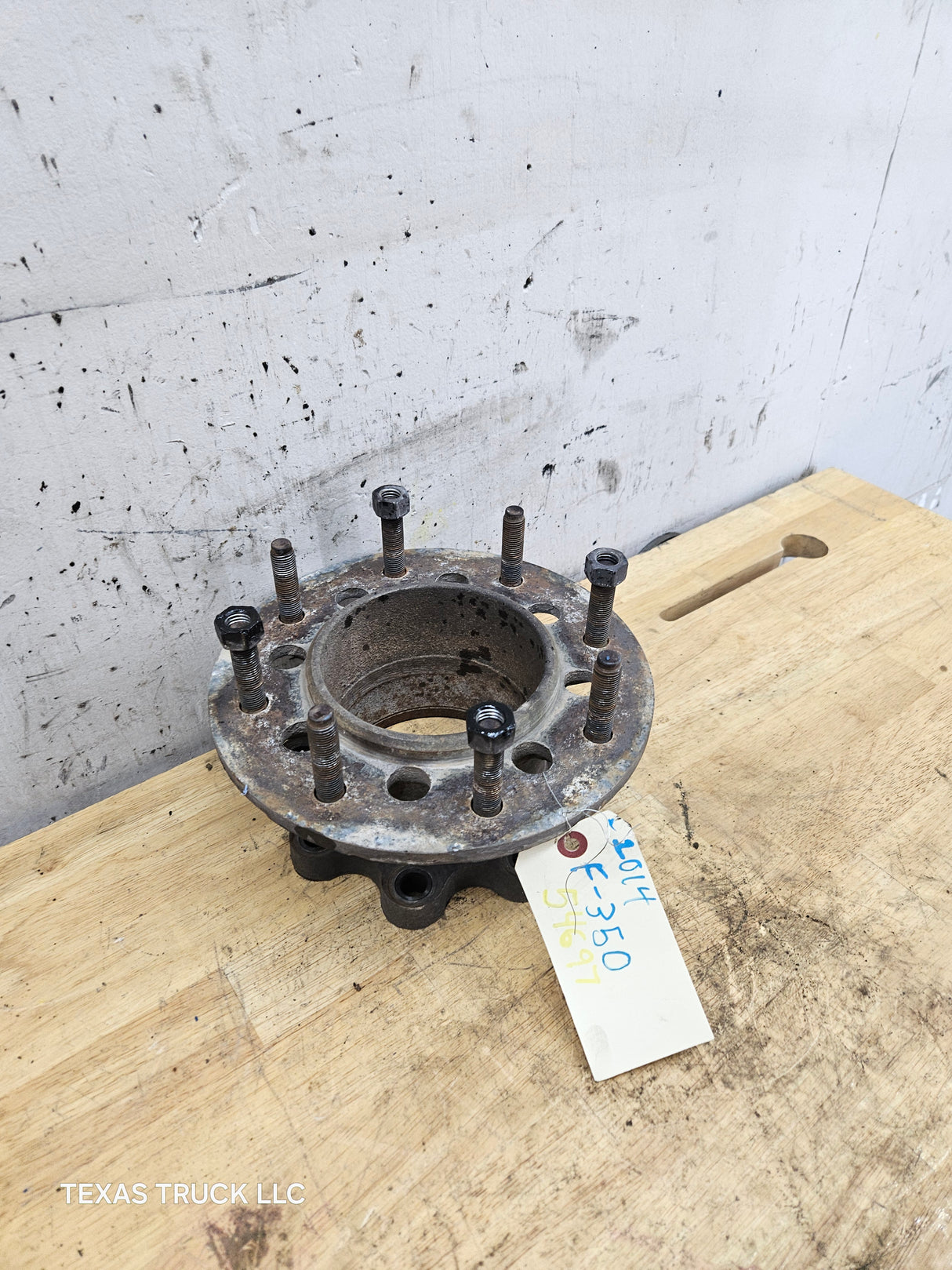 2005-2023 Ford Super Duty F450 F550 Dually Front Hub Extender Brake Wheel Rim Adapter 10 lug 5C34-1A014-A