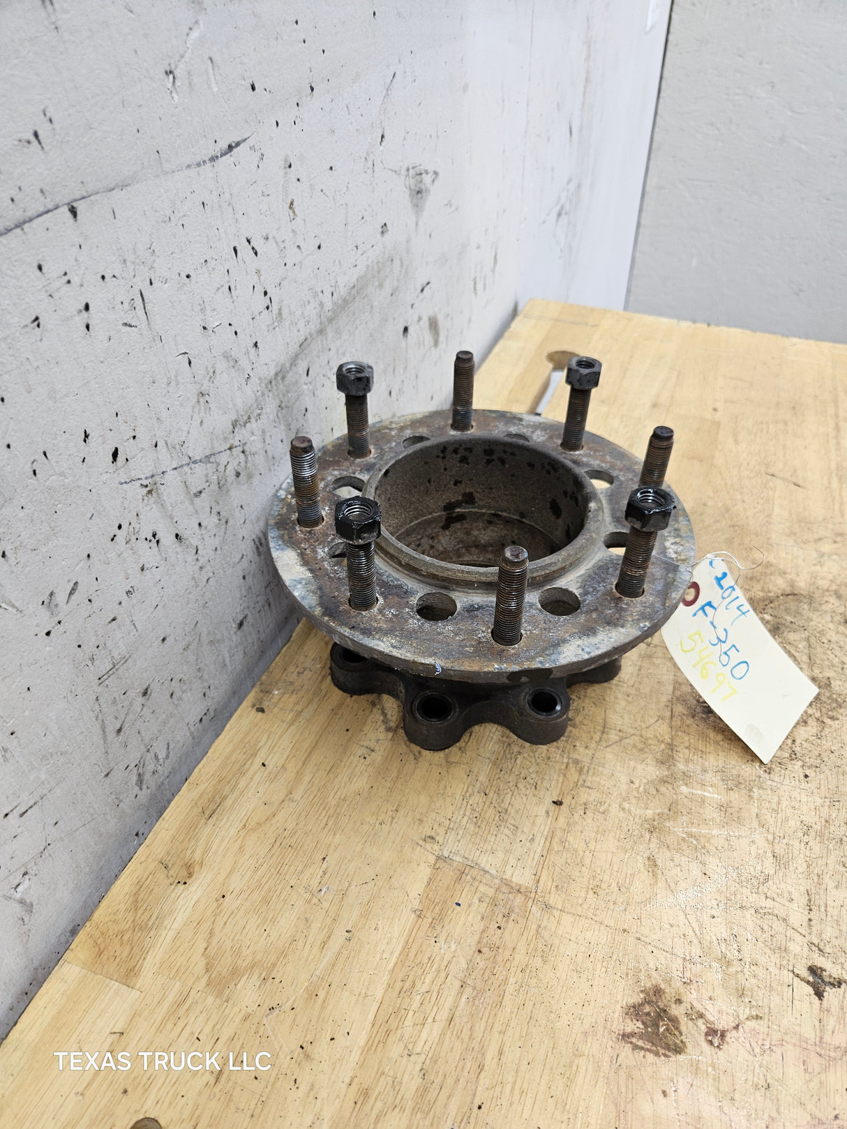 2005-2023 Ford Super Duty F450 F550 Dually Front Hub Extender Brake Wheel Rim Adapter 10 lug 5C34-1A014-A