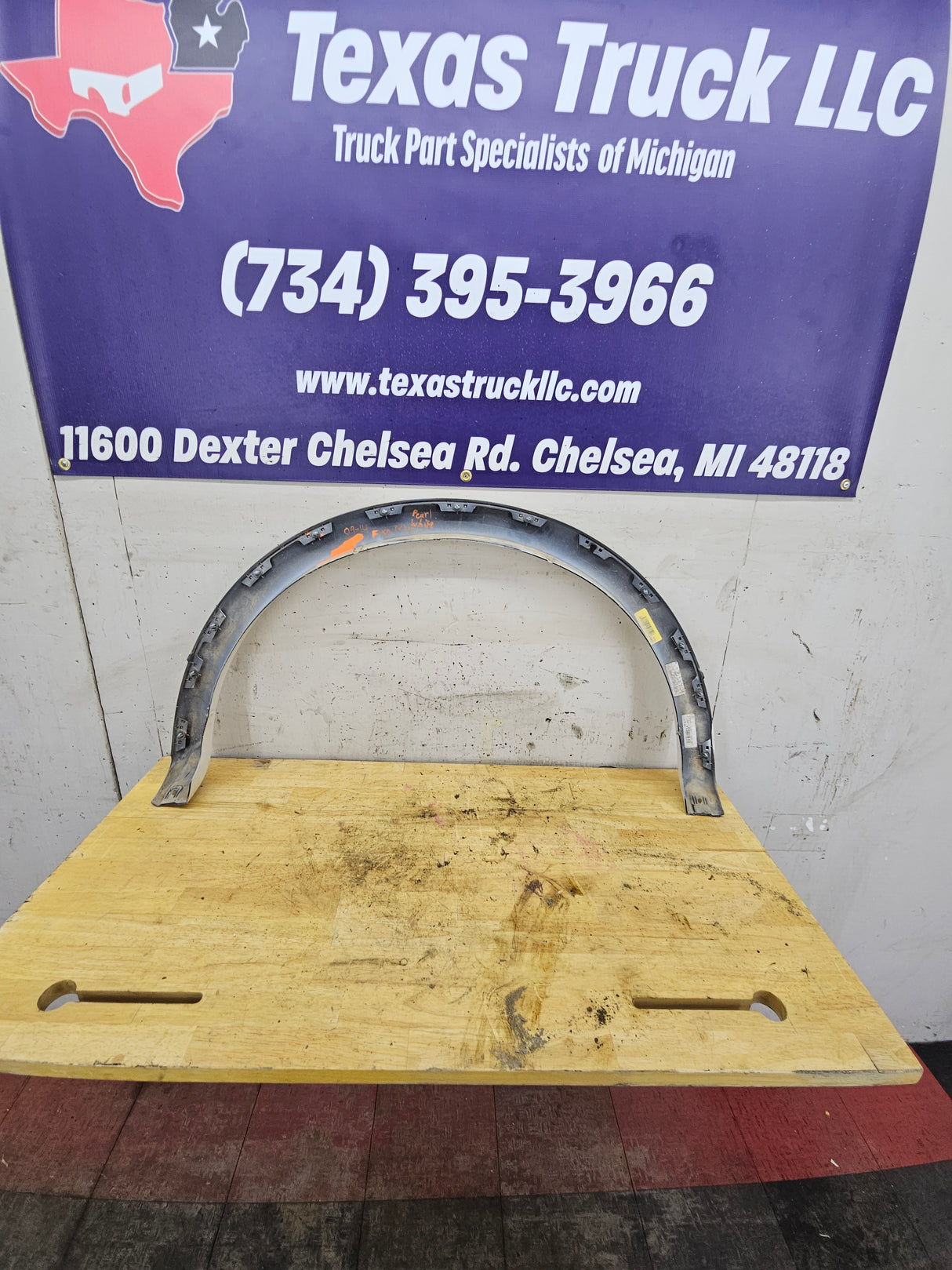 2009-2014 Ford F150 Factory Wheel Well Lip Moldings / Fender Flares Pair