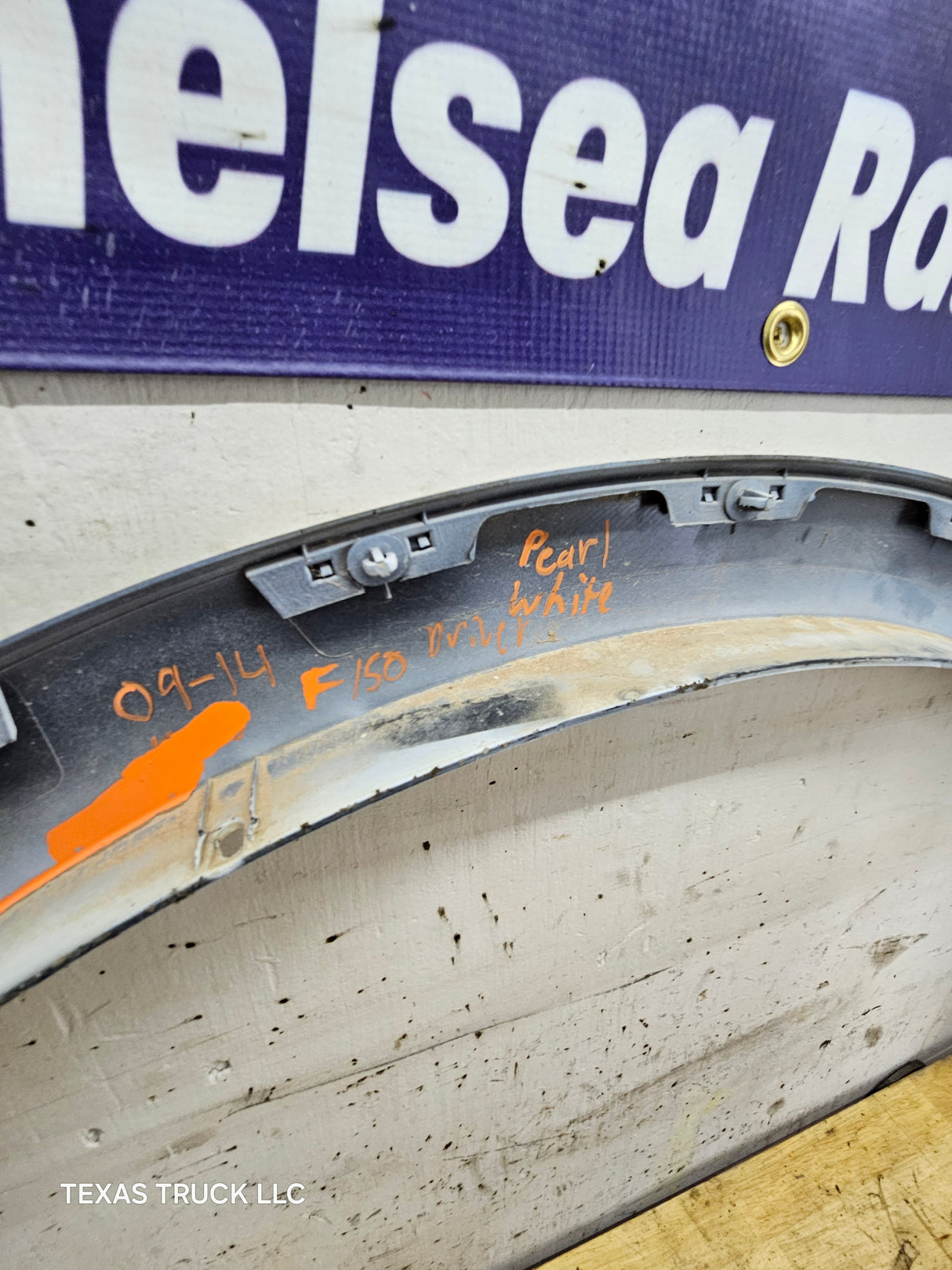 2009-2014 Ford F150 Factory Wheel Well Lip Moldings / Fender Flares Pair