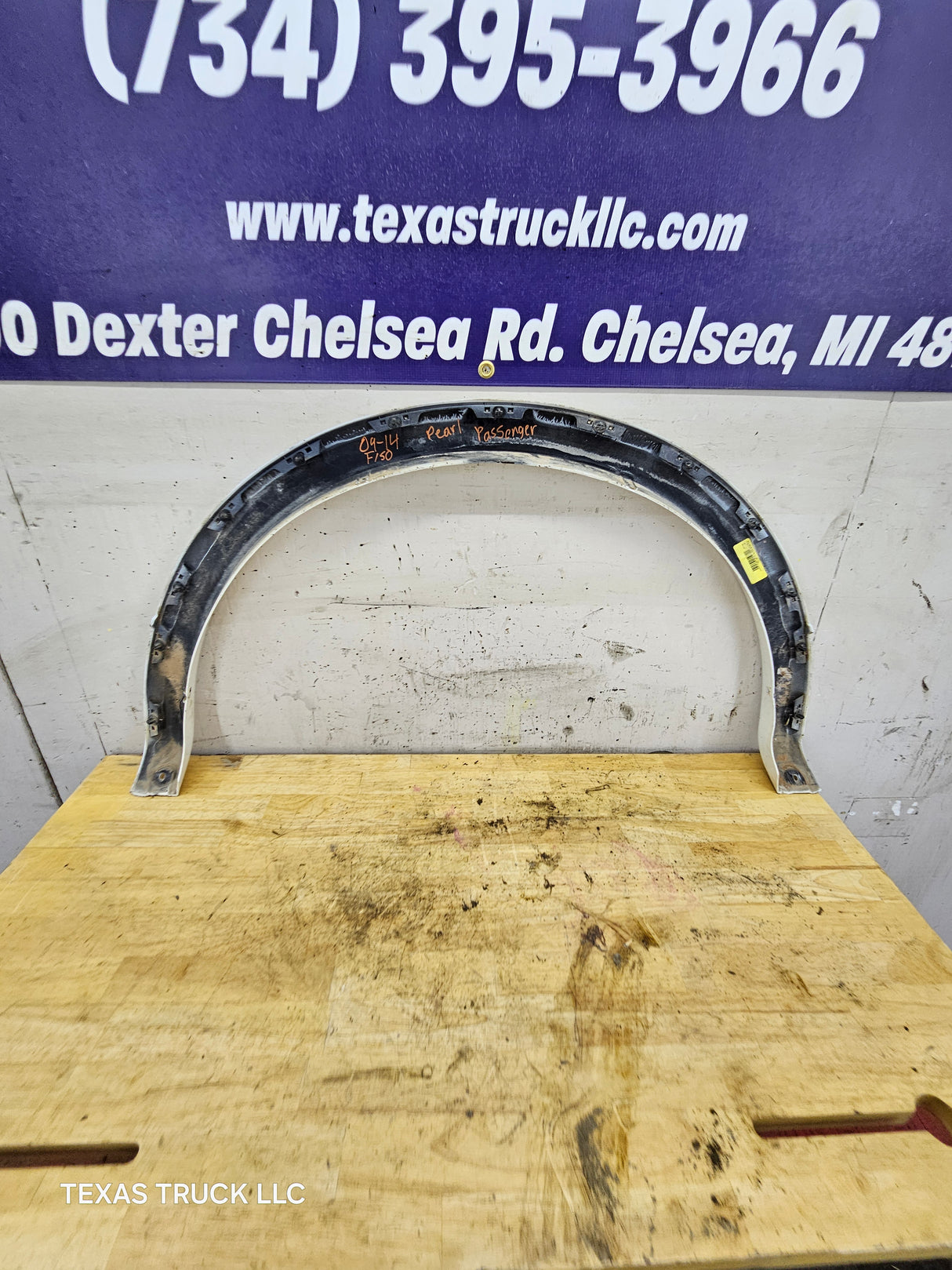 2009-2014 Ford F150 Factory Wheel Well Lip Moldings / Fender Flares Pair