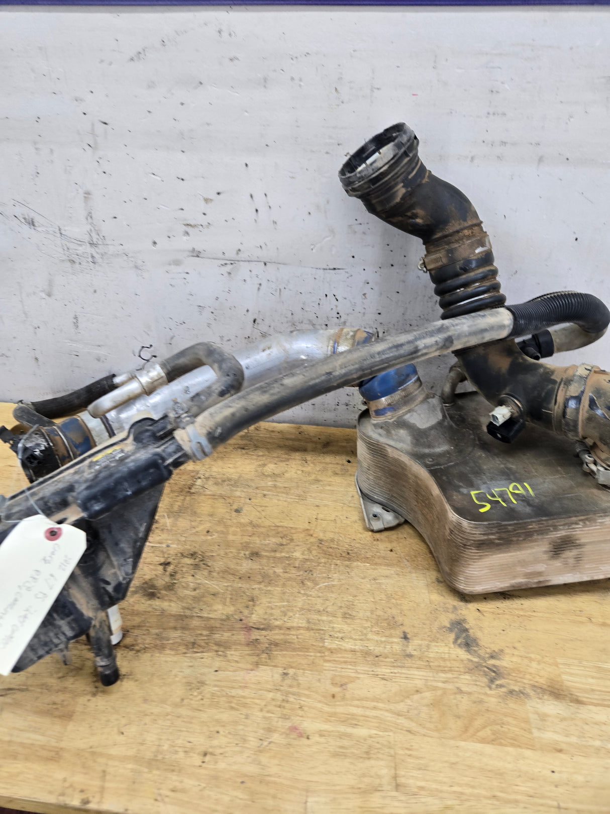 2011-2016 6.7 Power Stroke Intercooler Charge Pipes & Secondary Coolant Reservoir BC34-6K775-C