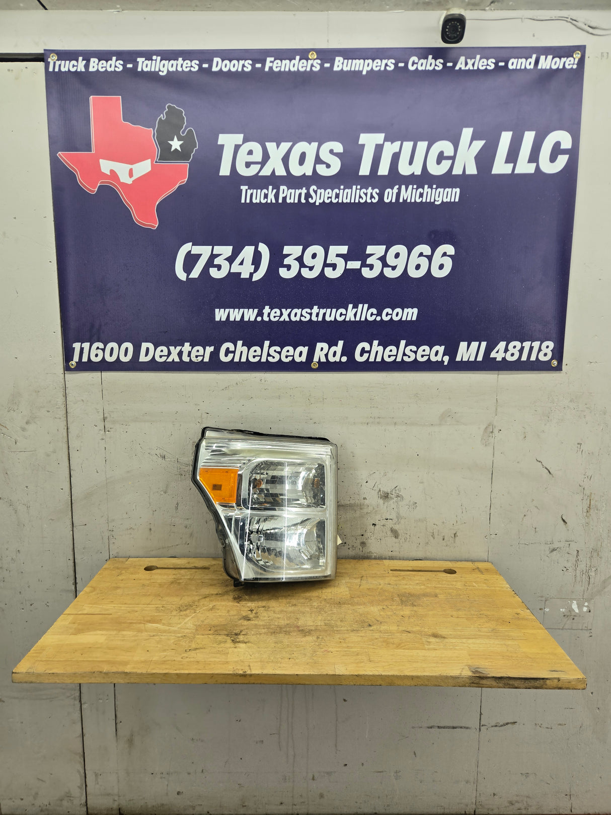 2011-2016 Ford Super Duty F250 F350 F450 F550 RH Passenger Side Headlight 6.7L Power Stroke 6.2L BC34-13005-A