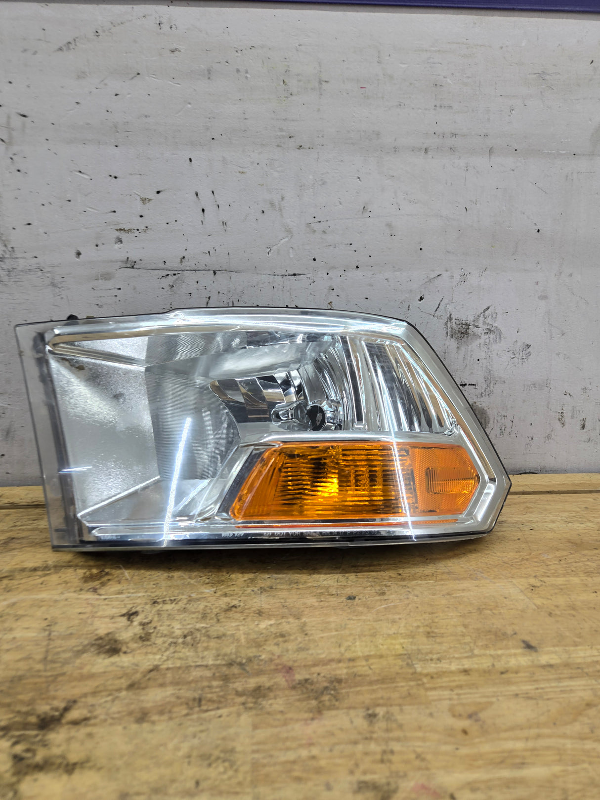 2009-2012 Dodge Ram 1500 2500 3500 LH Driver Side Headlight Single Element 55277409AG