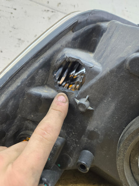 2009-2012 Dodge Ram 1500 2500 3500 LH Driver Side Headlight Single Element 55277409AG