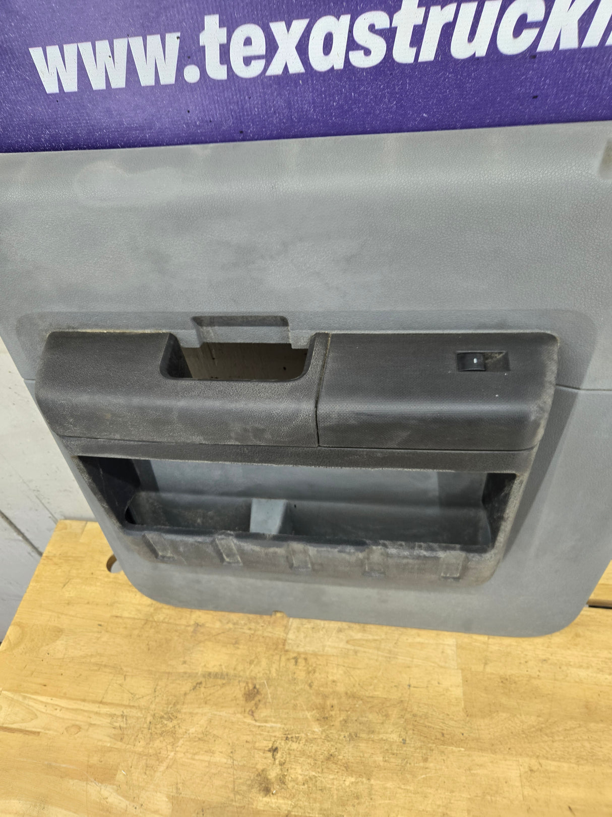 2011-2016 Ford Super Duty Crew Cab LH Rear Drivers Side Grey Interior Door Card Panel Trim F250 F350 F450 F550 DC34-2627407-BA