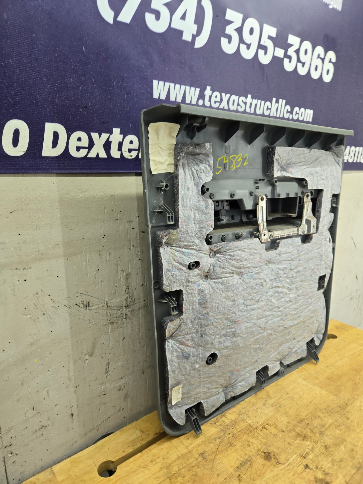 2011-2016 Ford Super Duty Crew Cab LH Rear Drivers Side Grey Interior Door Card Panel Trim F250 F350 F450 F550 DC34-2627407-BA