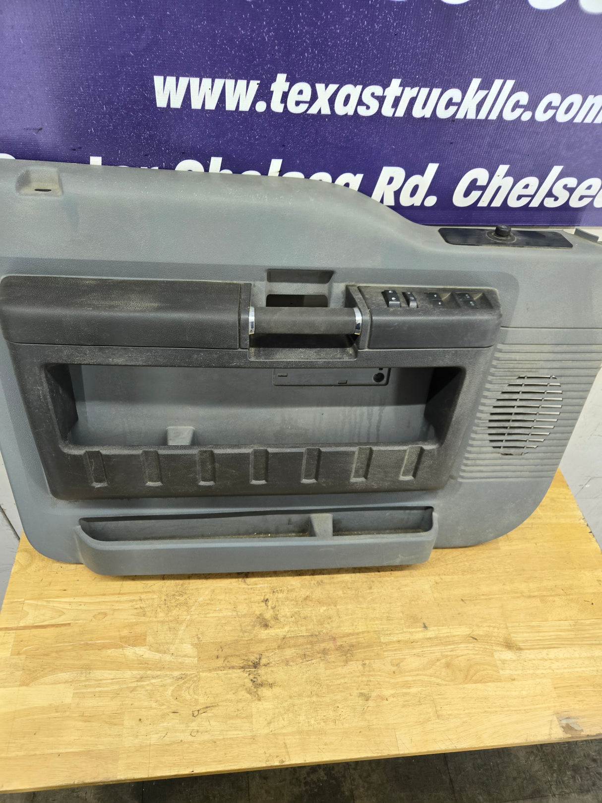 2011-2016 Ford Super Duty Crew Cab LH Front Driver Side Grey Interior Door Card Panel Trim F250 F350 F450 F550