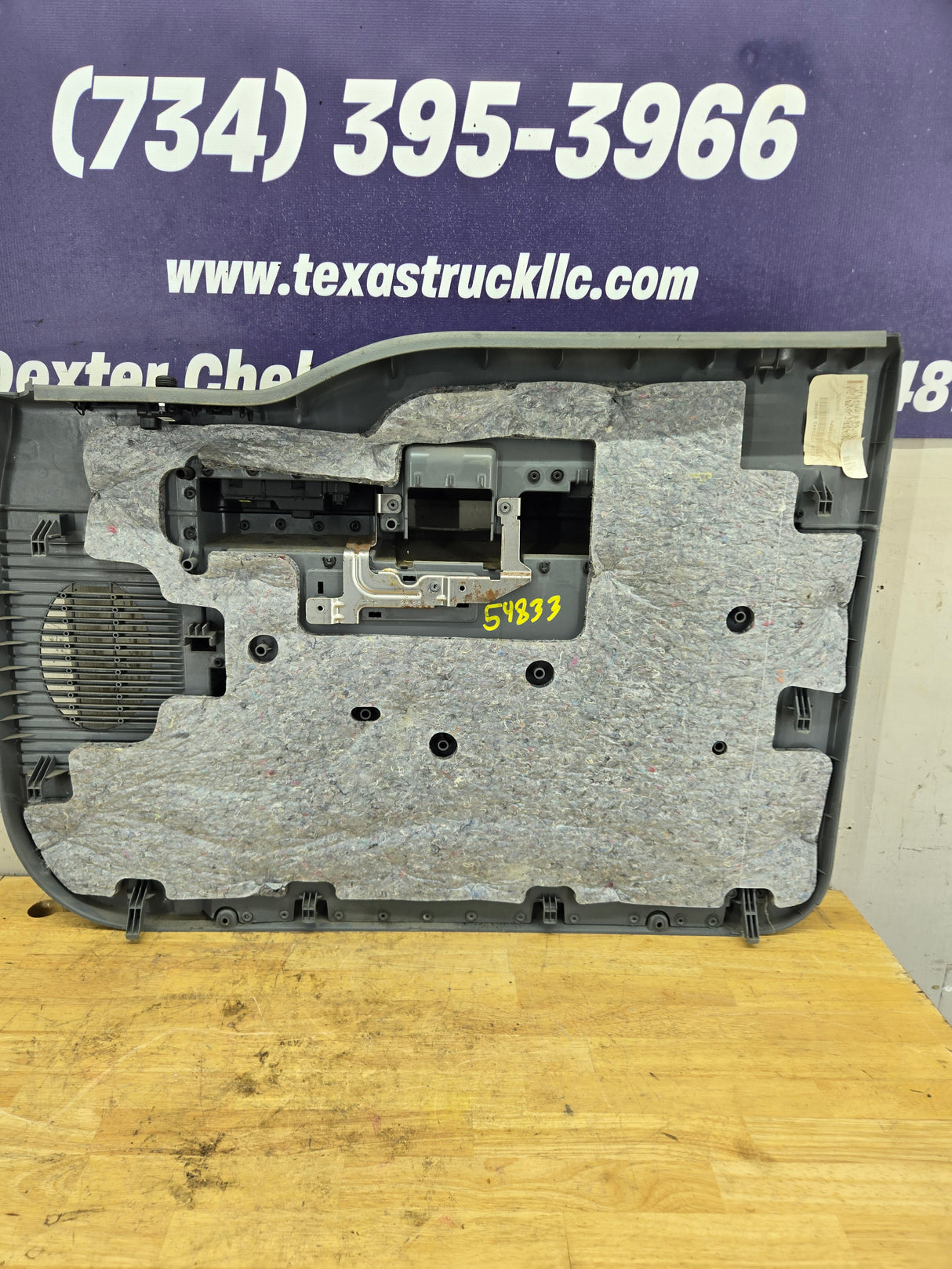 2011-2016 Ford Super Duty Crew Cab LH Front Driver Side Grey Interior Door Card Panel Trim F250 F350 F450 F550