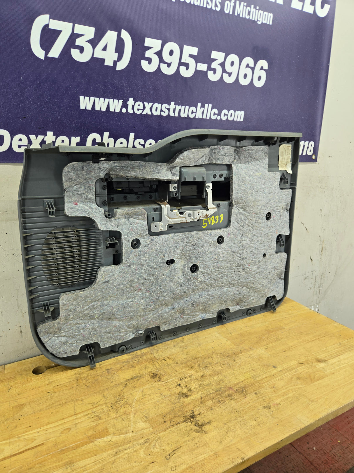 2011-2016 Ford Super Duty Crew Cab LH Front Driver Side Grey Interior Door Card Panel Trim F250 F350 F450 F550