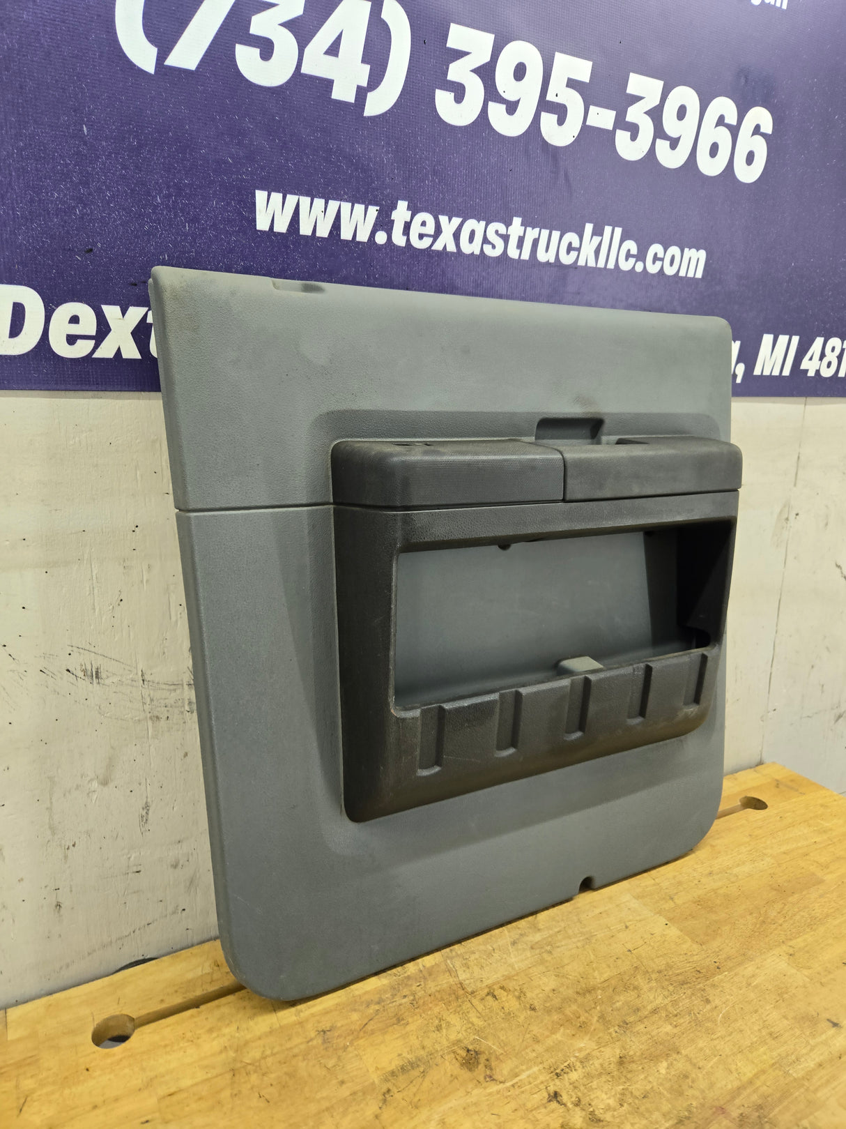 2011-2016 Ford Super Duty Crew Cab RH Rear Passenger Side Grey Interior Door Card Panel Trim F250 F350 F450 F550