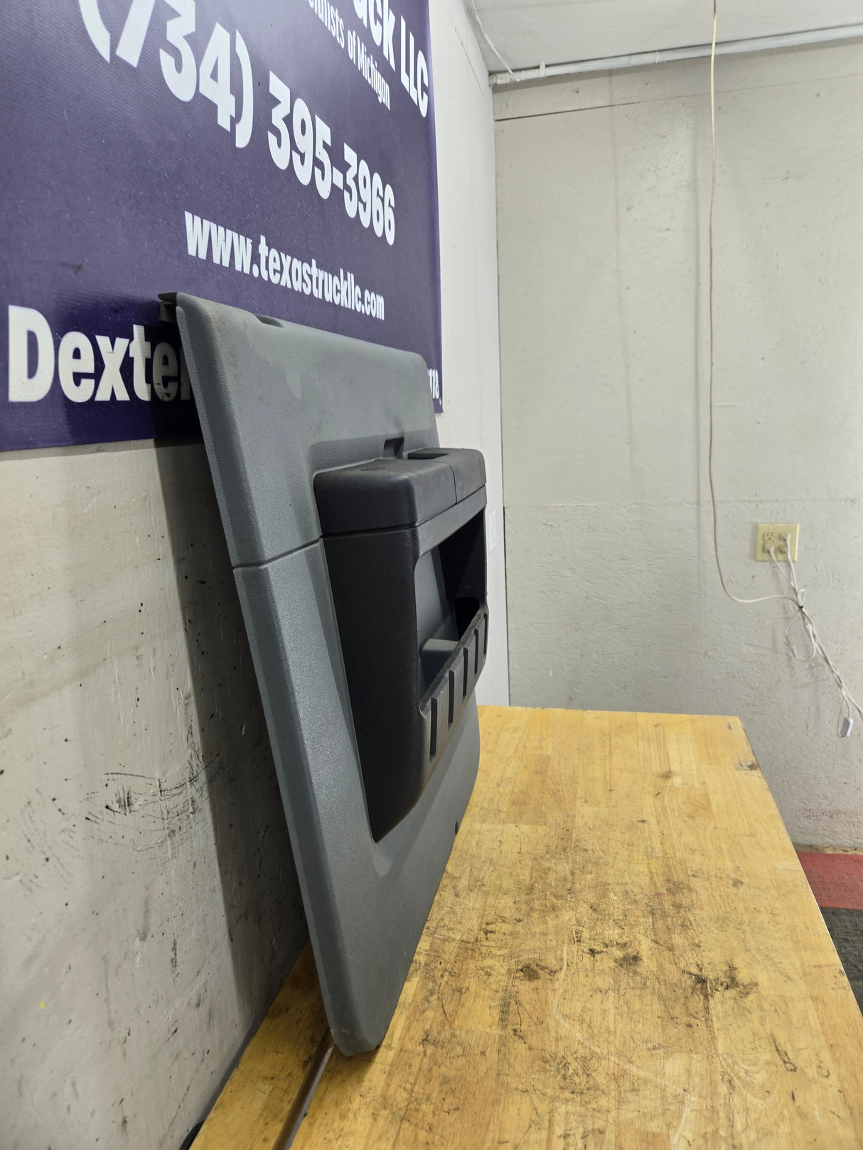 2011-2016 Ford Super Duty Crew Cab RH Rear Passenger Side Grey Interior Door Card Panel Trim F250 F350 F450 F550