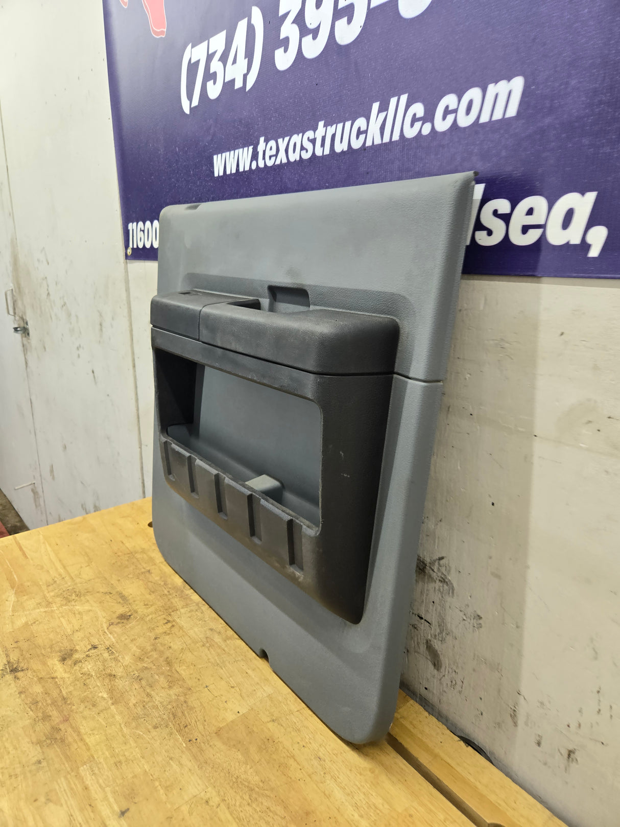 2011-2016 Ford Super Duty Crew Cab RH Rear Passenger Side Grey Interior Door Card Panel Trim F250 F350 F450 F550