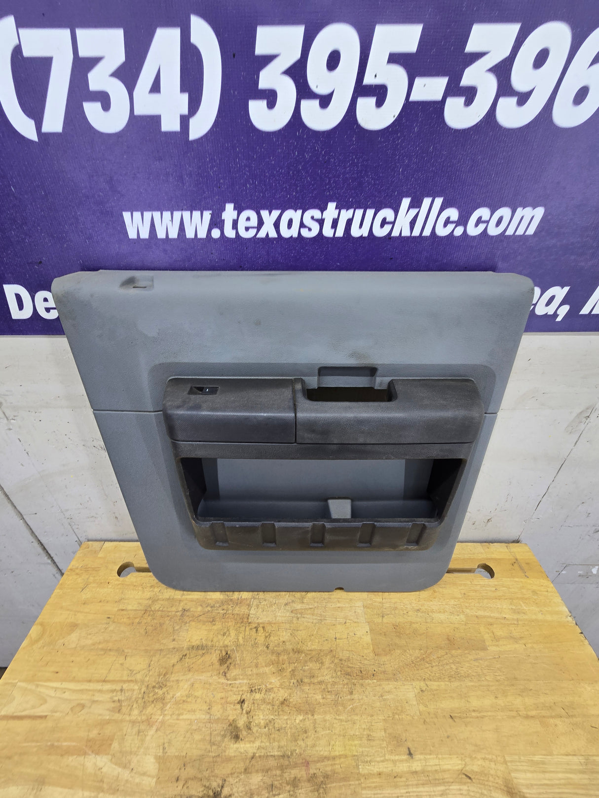 2011-2016 Ford Super Duty Crew Cab RH Rear Passenger Side Grey Interior Door Card Panel Trim F250 F350 F450 F550