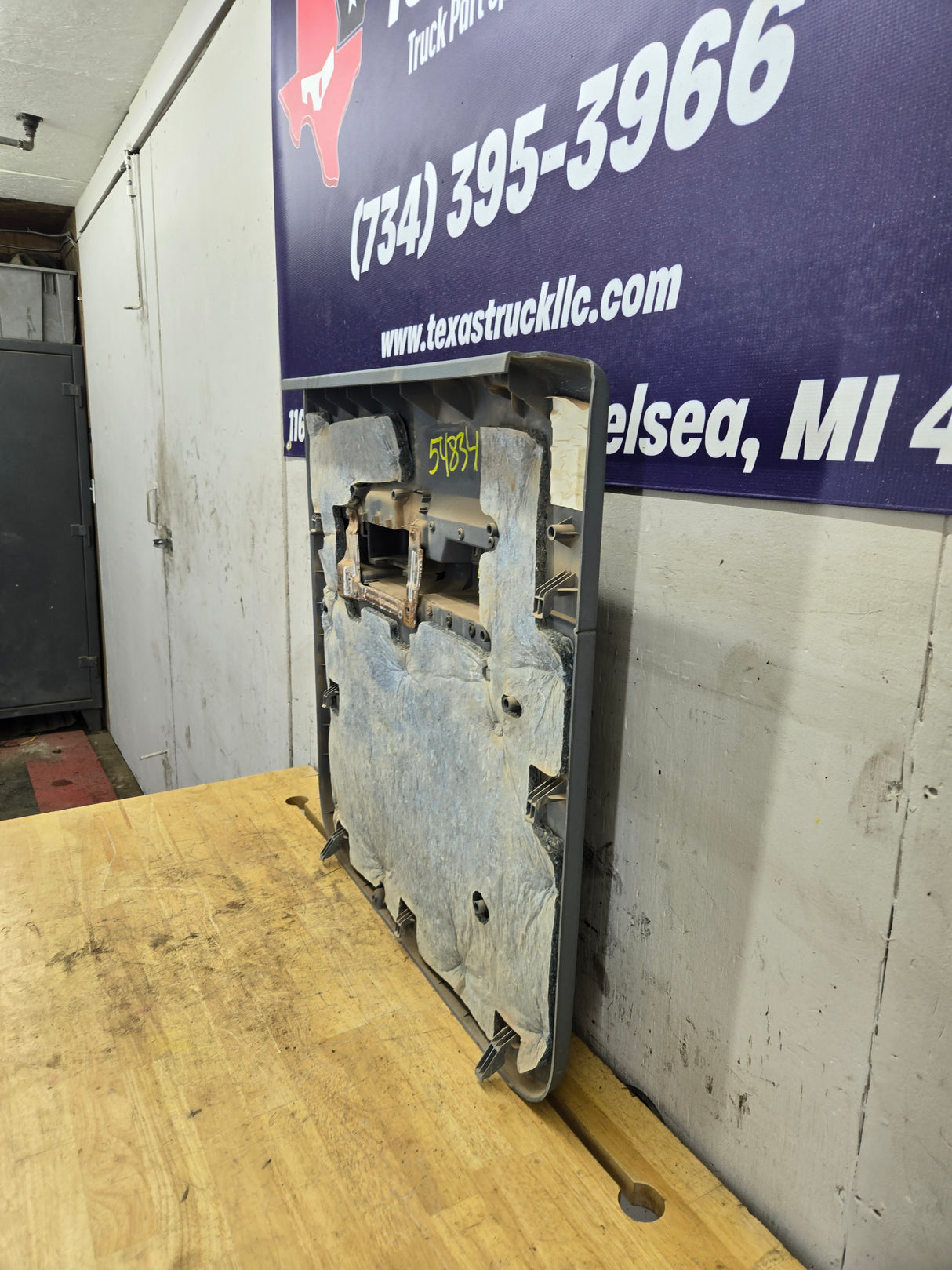 2011-2016 Ford Super Duty Crew Cab RH Rear Passenger Side Grey Interior Door Card Panel Trim F250 F350 F450 F550