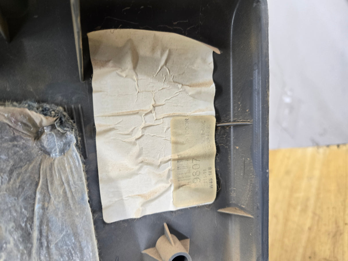 2011-2016 Ford Super Duty Crew Cab RH Rear Passenger Side Grey Interior Door Card Panel Trim F250 F350 F450 F550