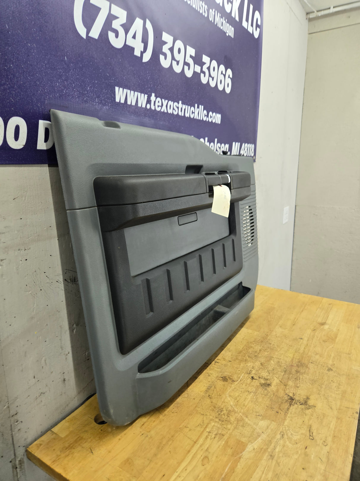 2011-2016 Ford Super Duty Crew Cab LH Front Driver Side Grey Interior Door Card Panel Trim F250 F350 F450 F550