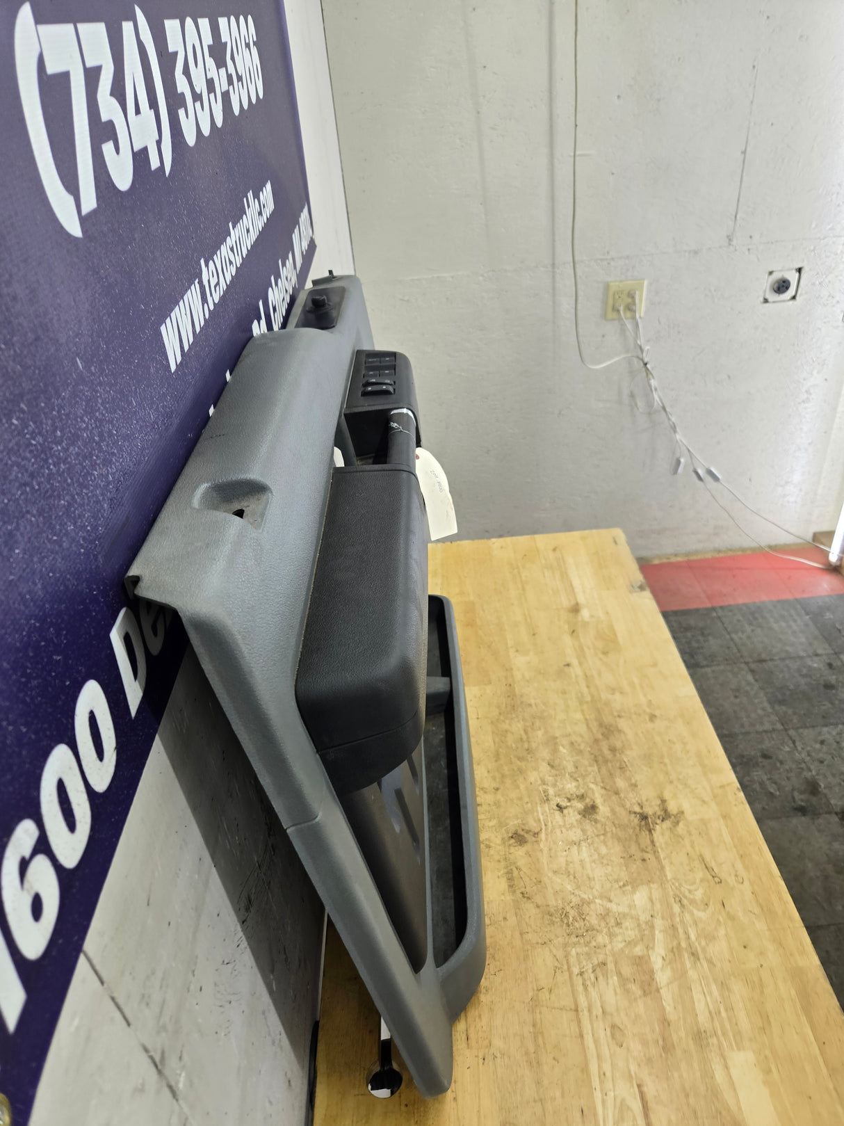 2011-2016 Ford Super Duty Crew Cab LH Front Driver Side Grey Interior Door Card Panel Trim F250 F350 F450 F550