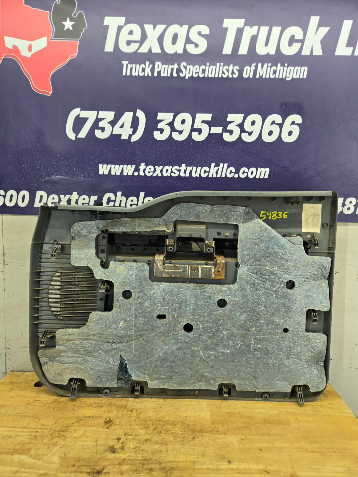 2011-2016 Ford Super Duty Crew Cab LH Front Driver Side Grey Interior Door Card Panel Trim F250 F350 F450 F550