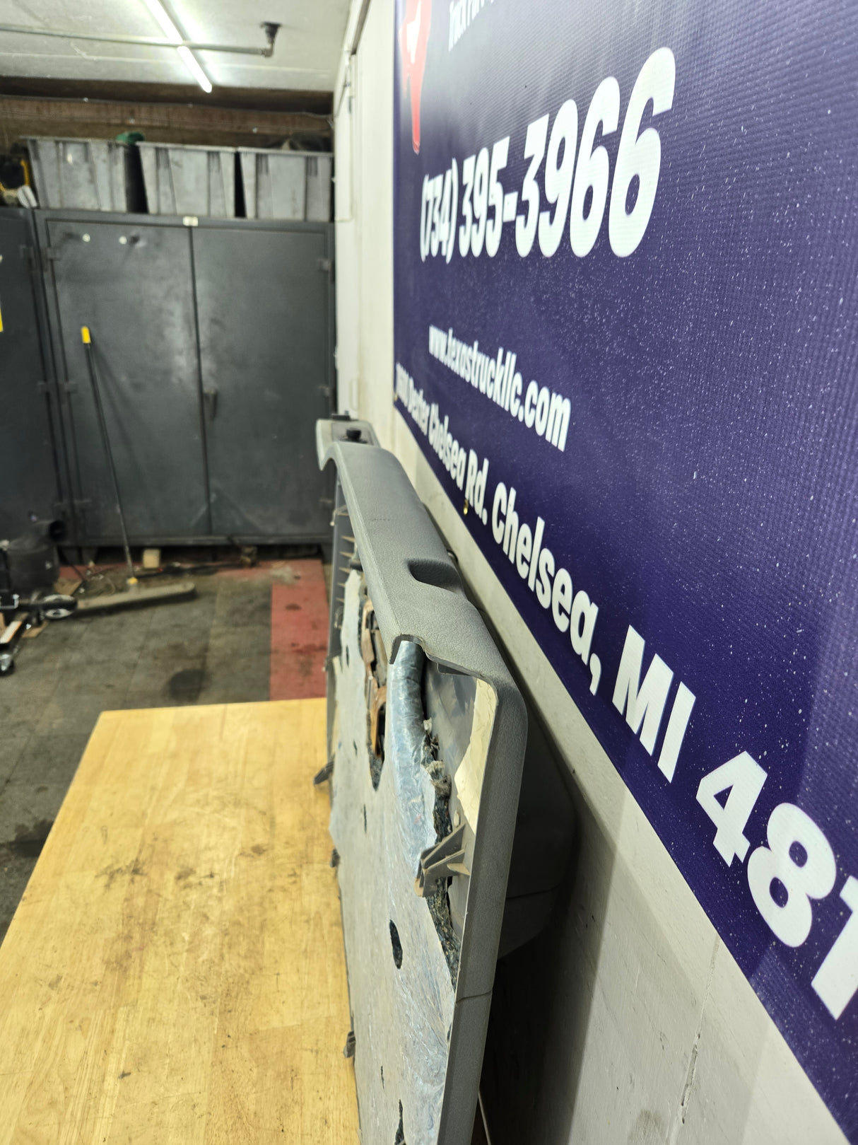 2011-2016 Ford Super Duty Crew Cab LH Front Driver Side Grey Interior Door Card Panel Trim F250 F350 F450 F550