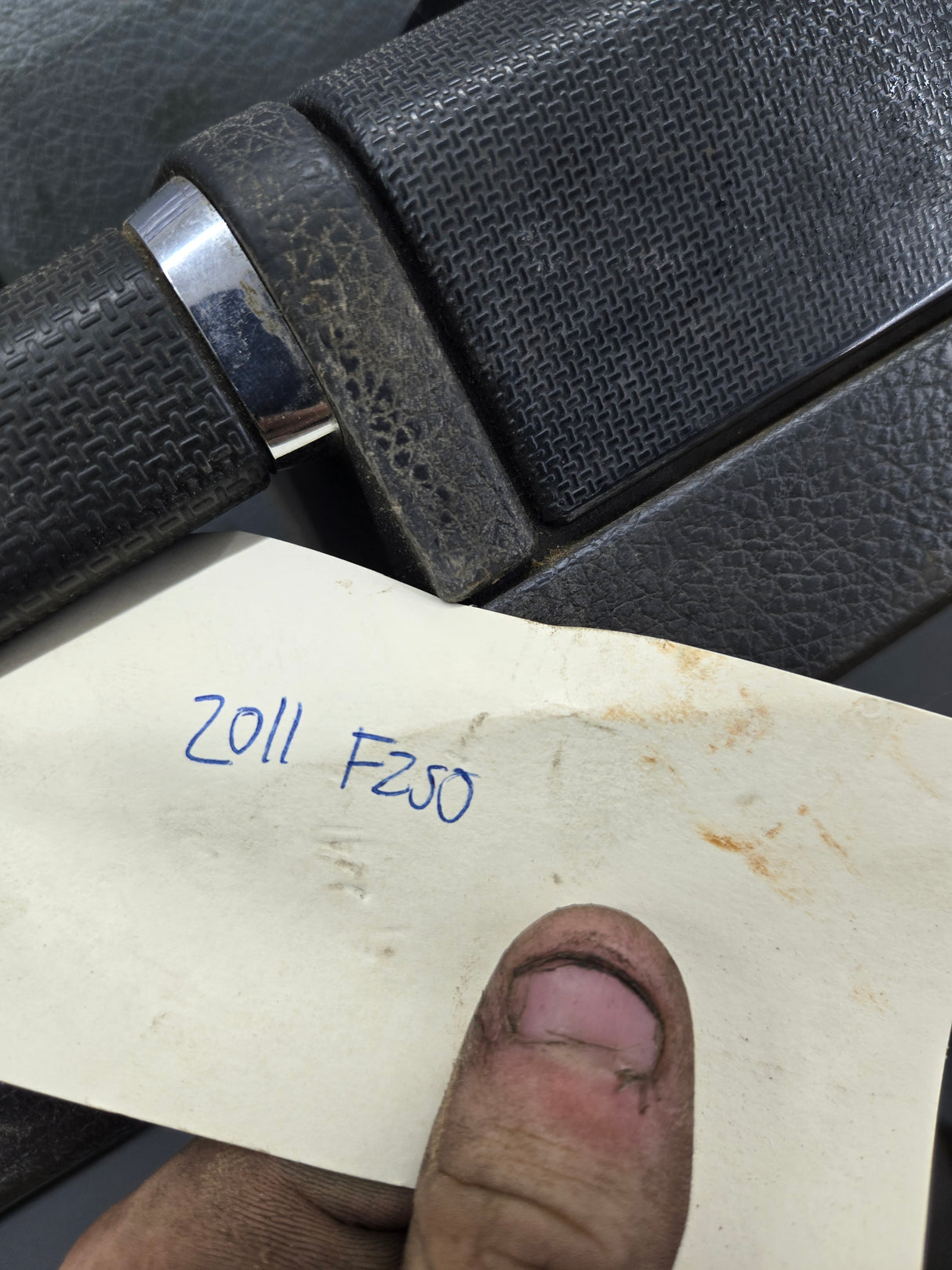 2011-2016 Ford Super Duty Crew Cab LH Front Driver Side Grey Interior Door Card Panel Trim F250 F350 F450 F550