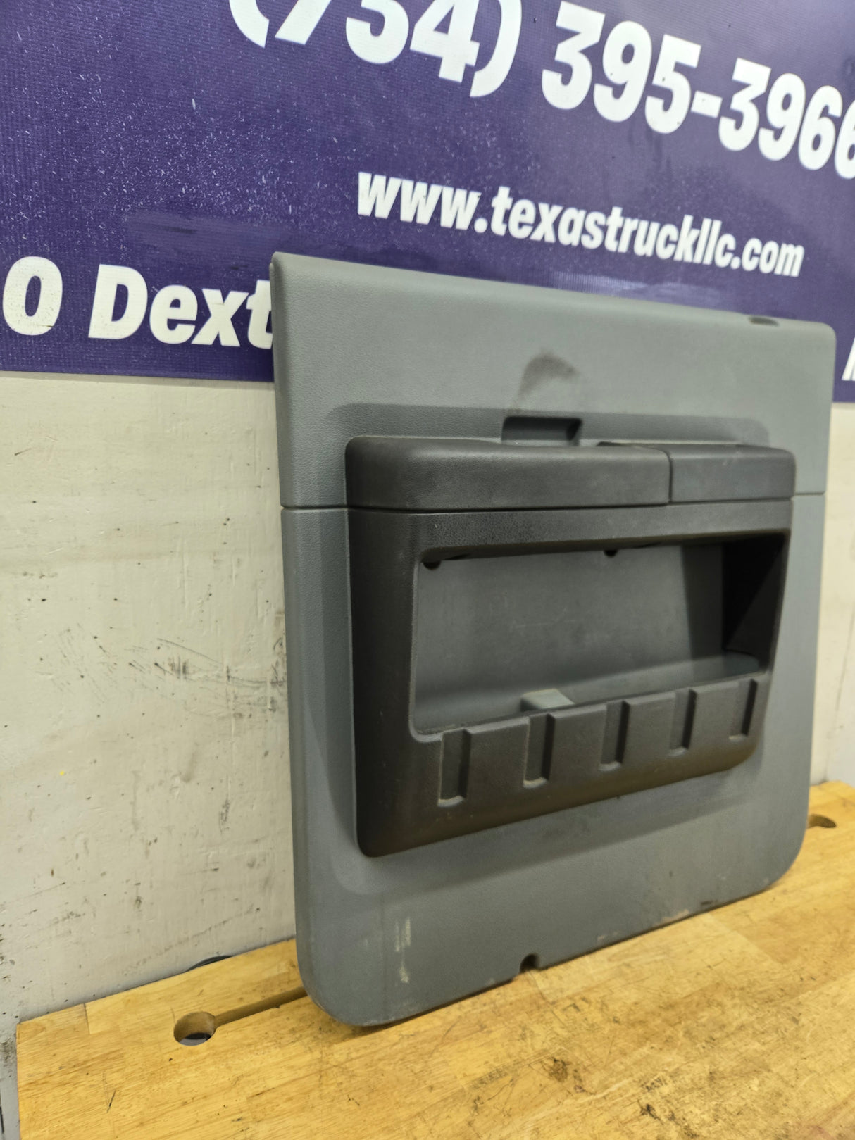 2011-2016 Ford Super Duty Crew Cab LH Rear Drivers Side Grey Interior Door Card Panel Trim F250 F350 F450 F550