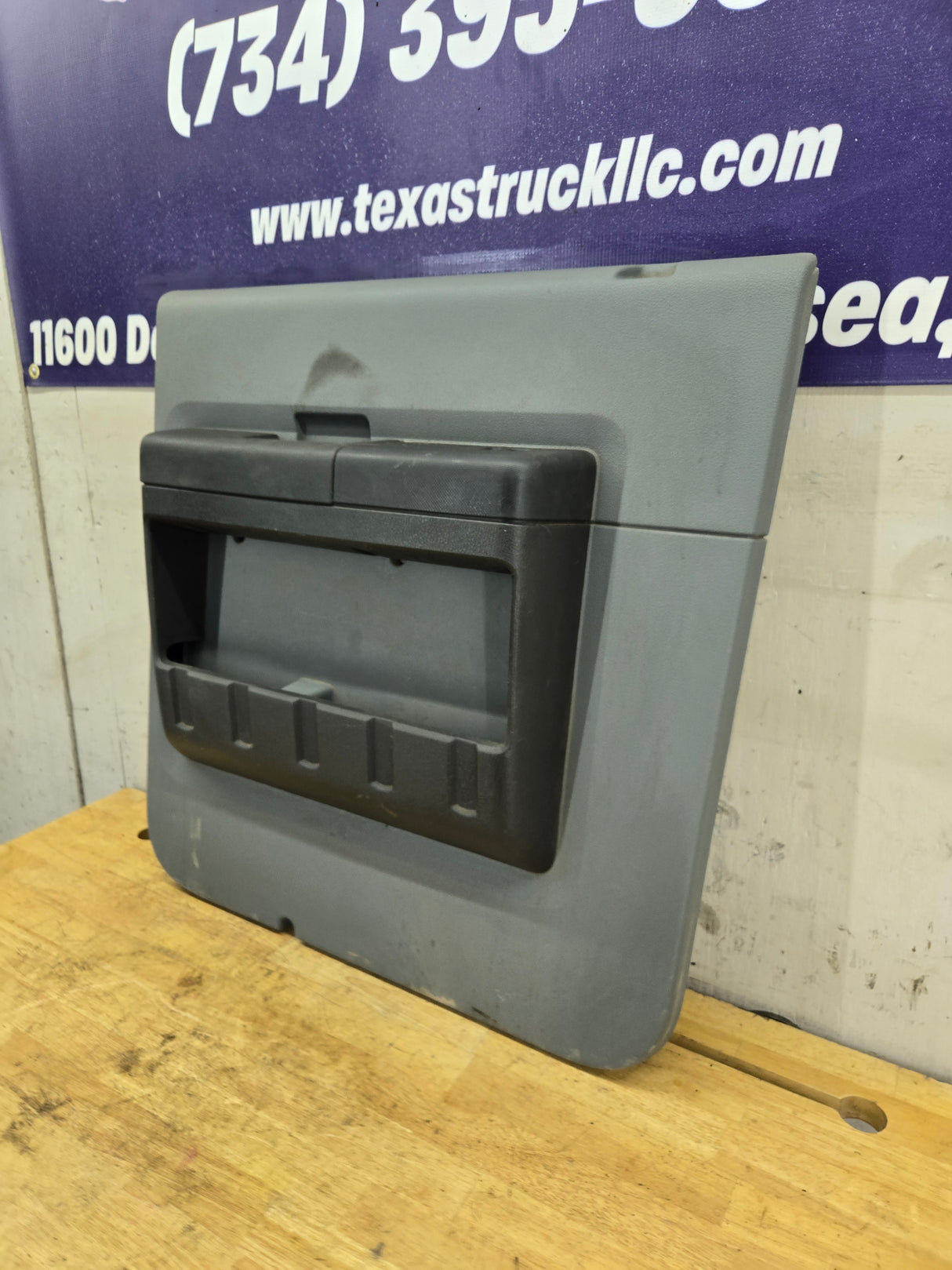 2011-2016 Ford Super Duty Crew Cab LH Rear Drivers Side Grey Interior Door Card Panel Trim F250 F350 F450 F550