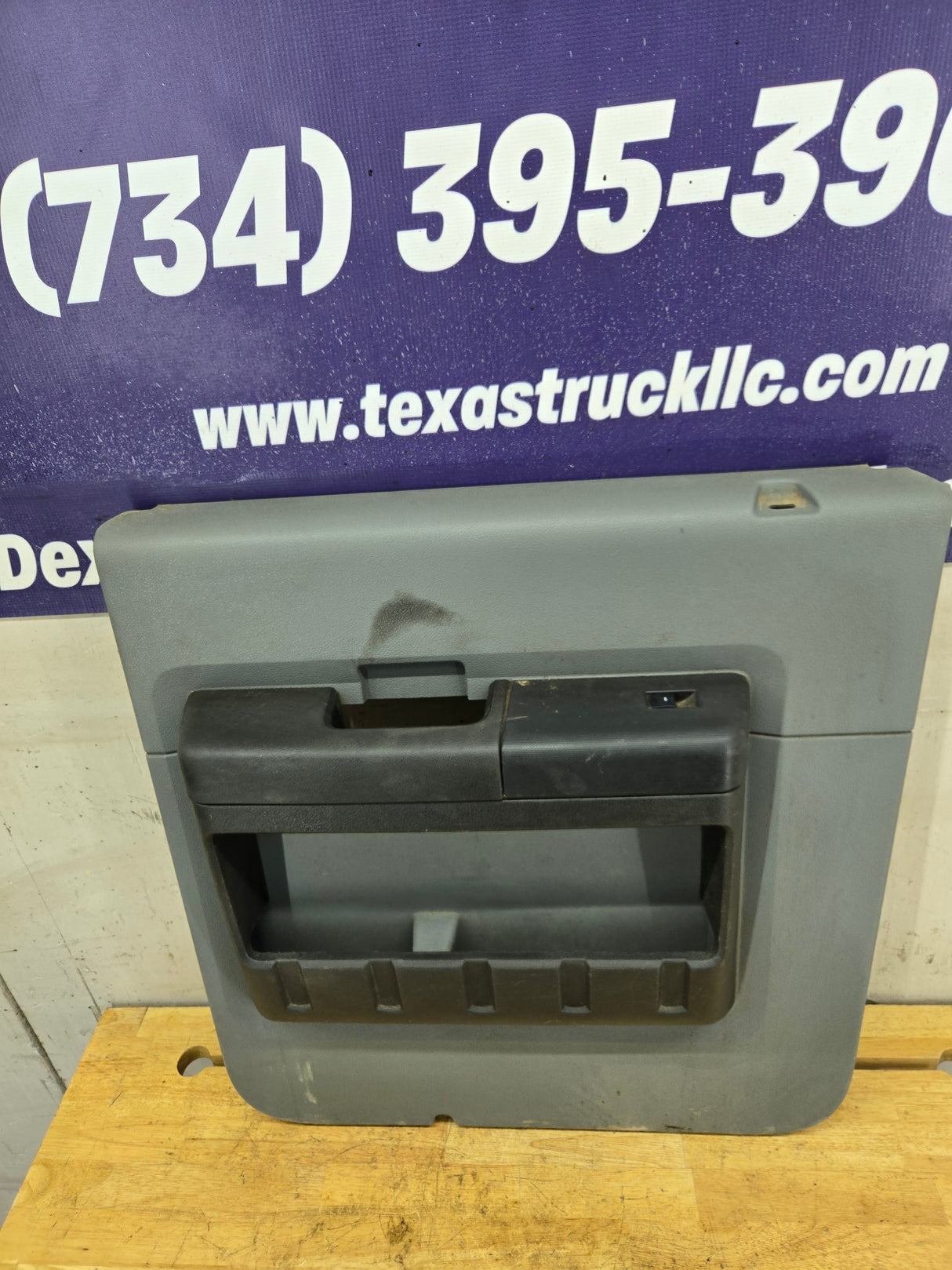 2011-2016 Ford Super Duty Crew Cab LH Rear Drivers Side Grey Interior Door Card Panel Trim F250 F350 F450 F550