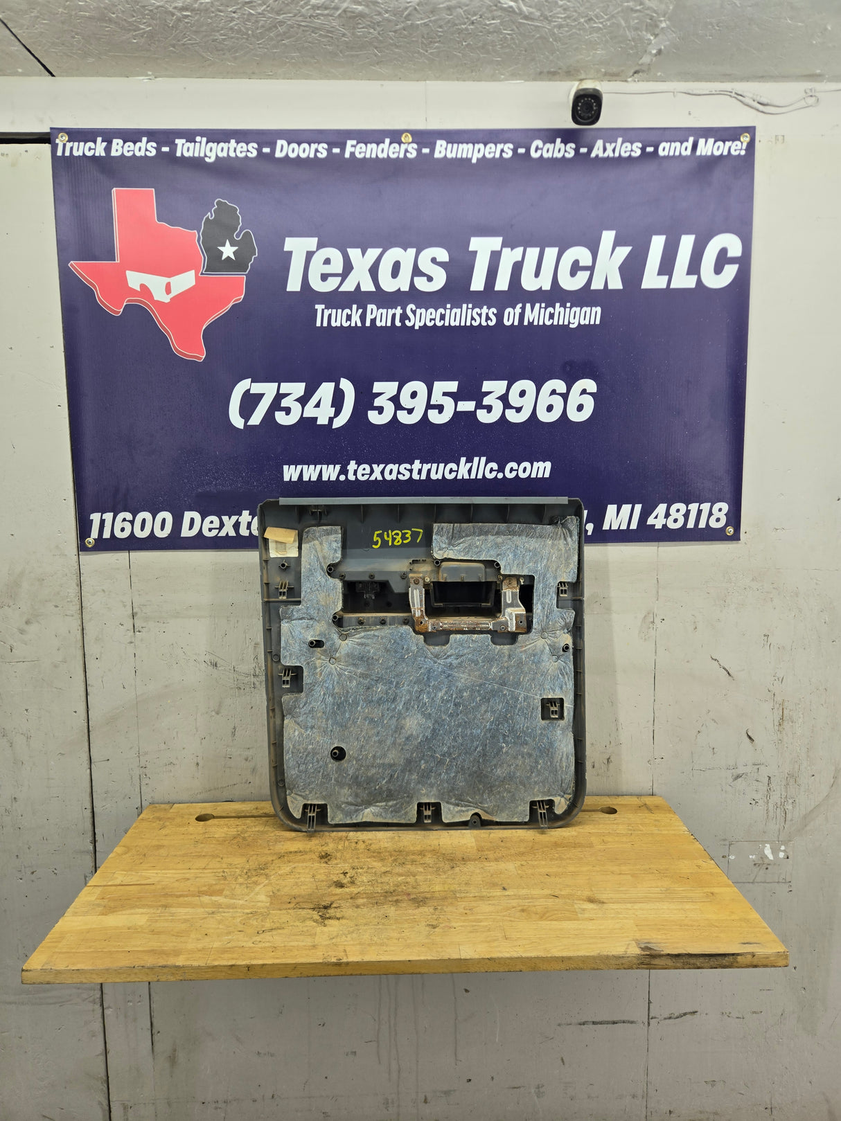 2011-2016 Ford Super Duty Crew Cab LH Rear Drivers Side Grey Interior Door Card Panel Trim F250 F350 F450 F550