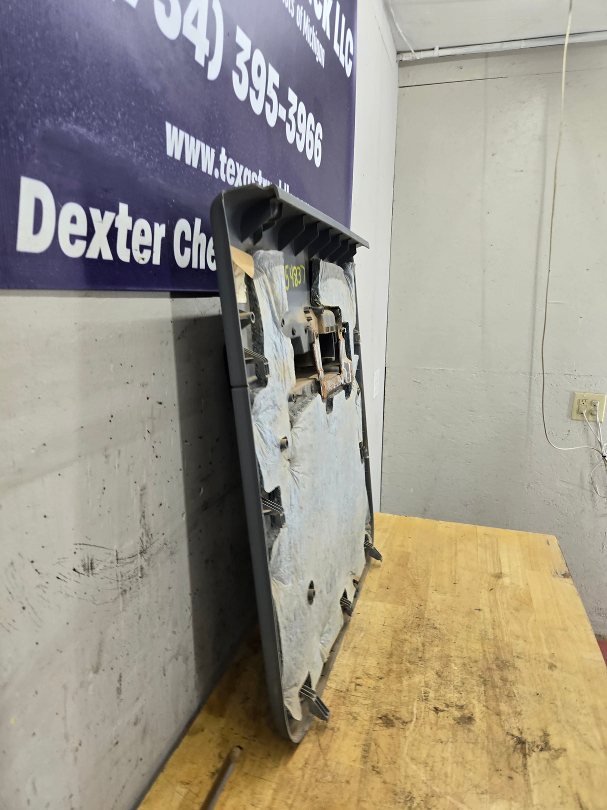 2011-2016 Ford Super Duty Crew Cab LH Rear Drivers Side Grey Interior Door Card Panel Trim F250 F350 F450 F550