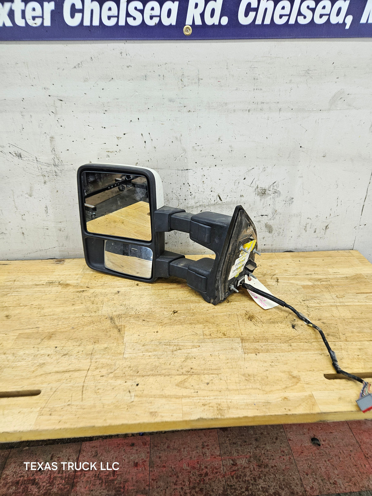 2008-2016 Ford Super Duty F250 F350 F450 F550 LH Driver Side Power Fold & Telescope Heated Towing Mirror OEM 9C3417683GF59VJ