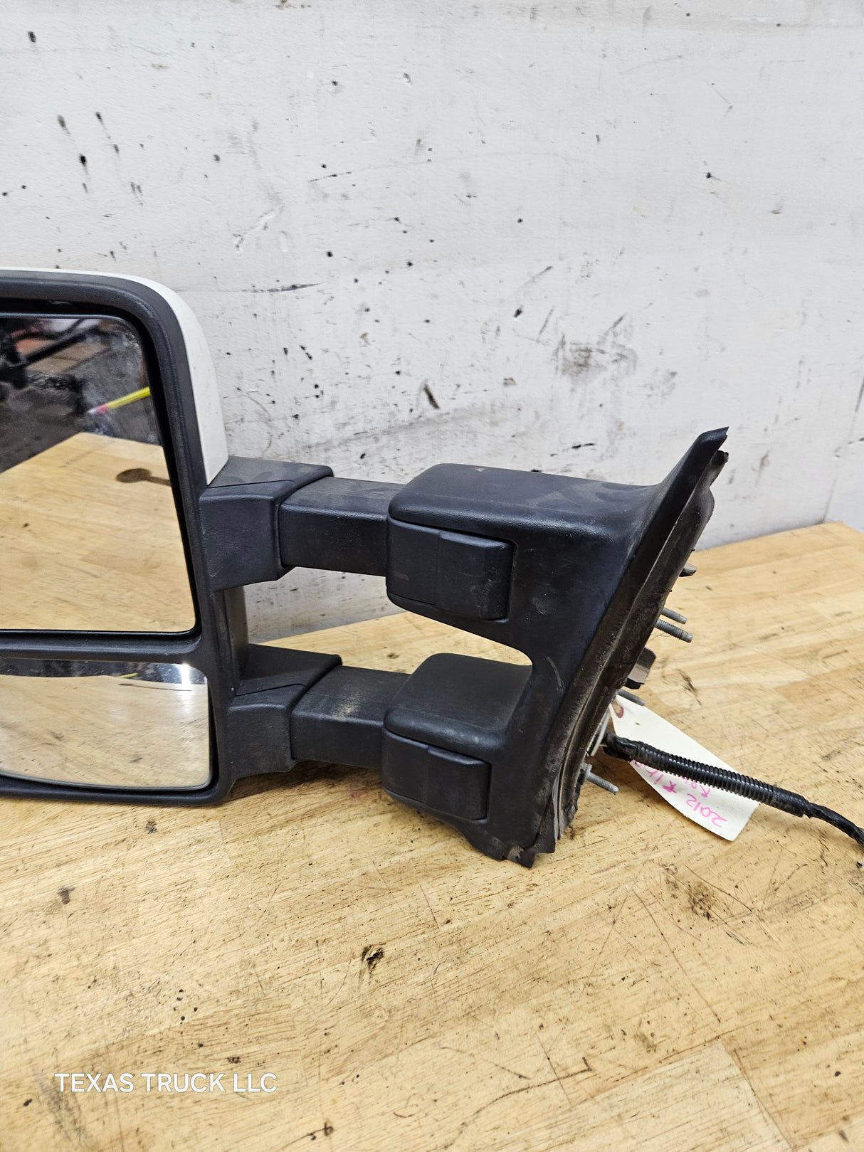 2008-2016 Ford Super Duty F250 F350 F450 F550 LH Driver Side Power Fold & Telescope Heated Towing Mirror OEM 9C3417683GF59VJ