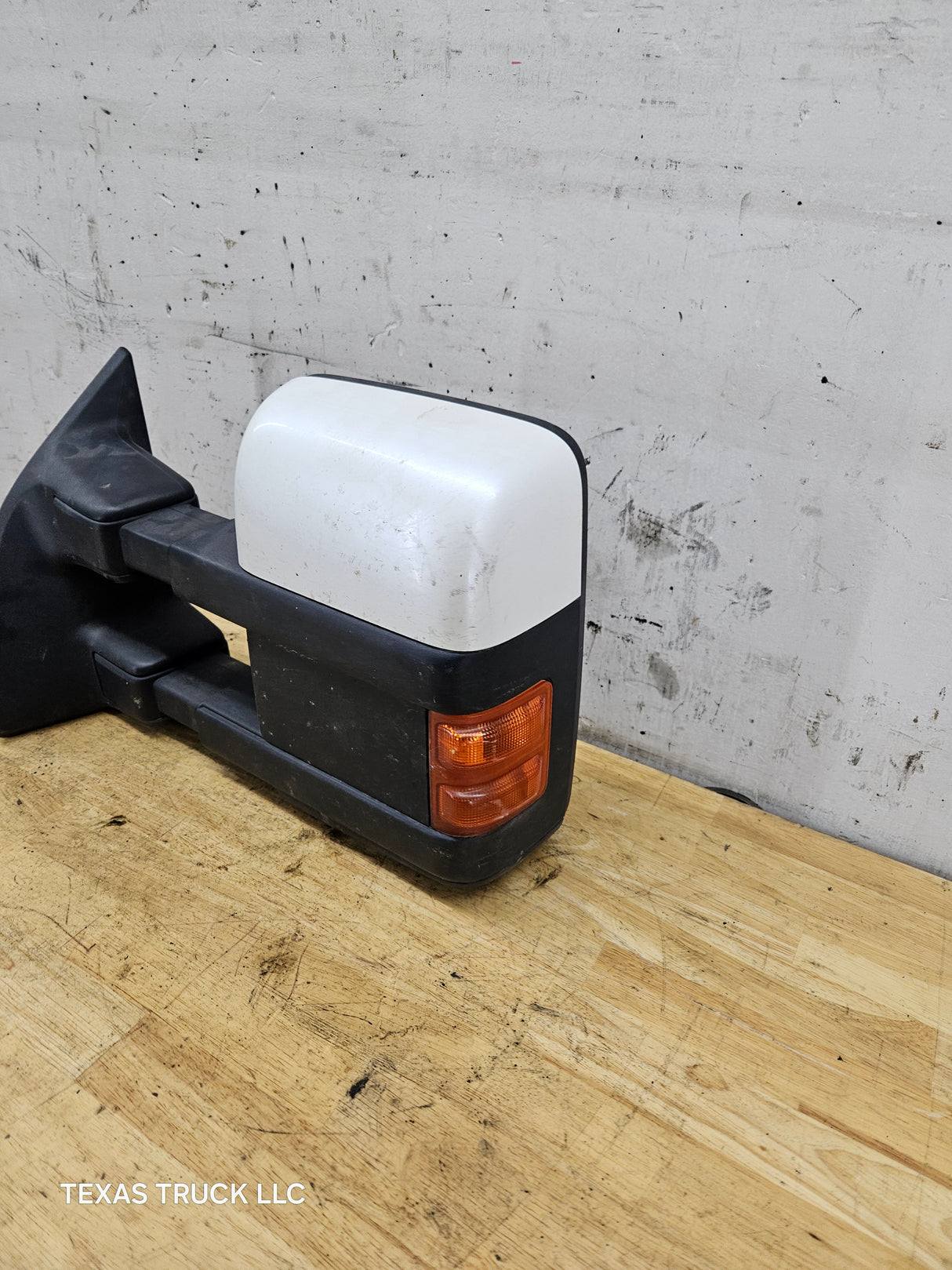 2008-2016 Ford Super Duty F250 F350 F450 F550 LH Driver Side Power Fold & Telescope Heated Towing Mirror OEM 9C3417683GF59VJ