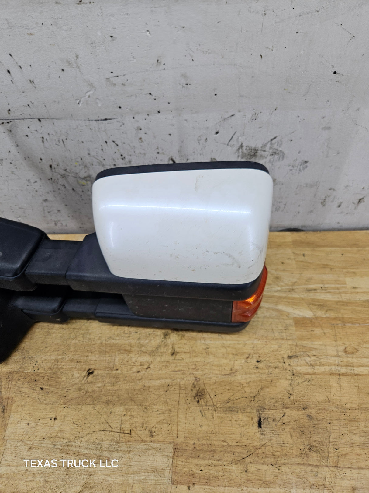 2008-2016 Ford Super Duty F250 F350 F450 F550 LH Driver Side Power Fold & Telescope Heated Towing Mirror OEM 9C3417683GF59VJ