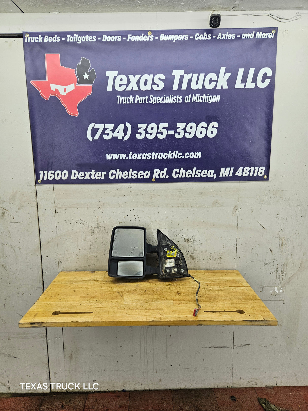 2008-2016 Ford Super Duty F250 F350 F450 F550 LH Driver Side Power Fold & Telescope Heated Towing Mirror OEM