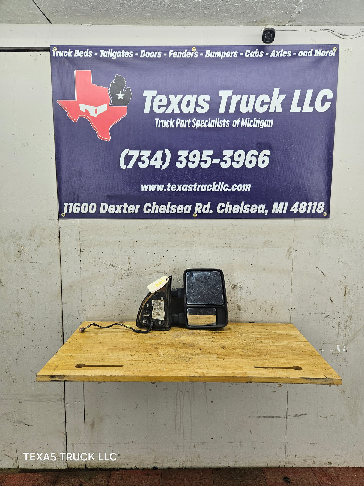 2011-2016 Ford Super Duty F250 F350 F450 F550 RH Passenger Side Power Folding & Telescoping Heated Towing Mirror OEM