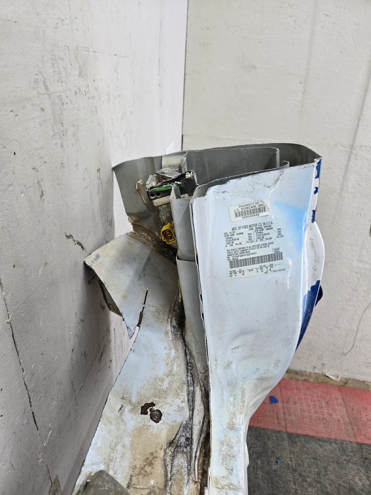 1999-2016 Ford Super Duty Driver Side LH Regular Cab Rocker Panel & Cab Corner Cut Out Rust Free F250 F350 F450 F550