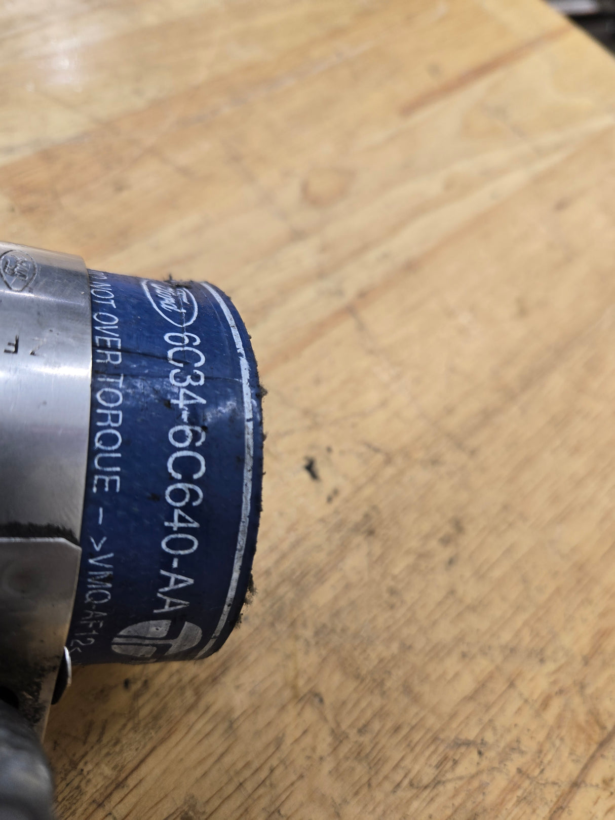 2004-2007 Genuine Ford Molded Inlet Upper Intercooler Boot/Tube 6.0L Power Stroke 6C34-6C640-AA