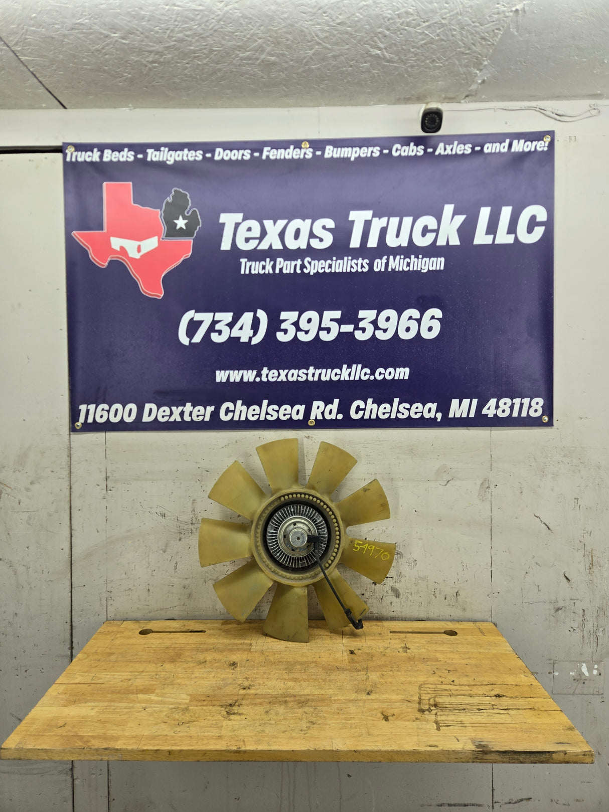 2003-2007 FORD 6.0L Power Stroke Diesel Engine Fan Blade & Clutch OEM 3C34-8600-AB F250 F350 F450 F550