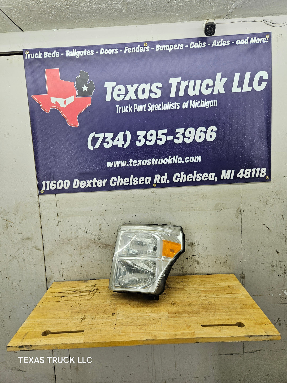 2011-2016 Ford Super Duty F250 F350 F450 F550 LH Driver Side Headlight 6.7L Power Stroke 6.2L BC34-13006-A