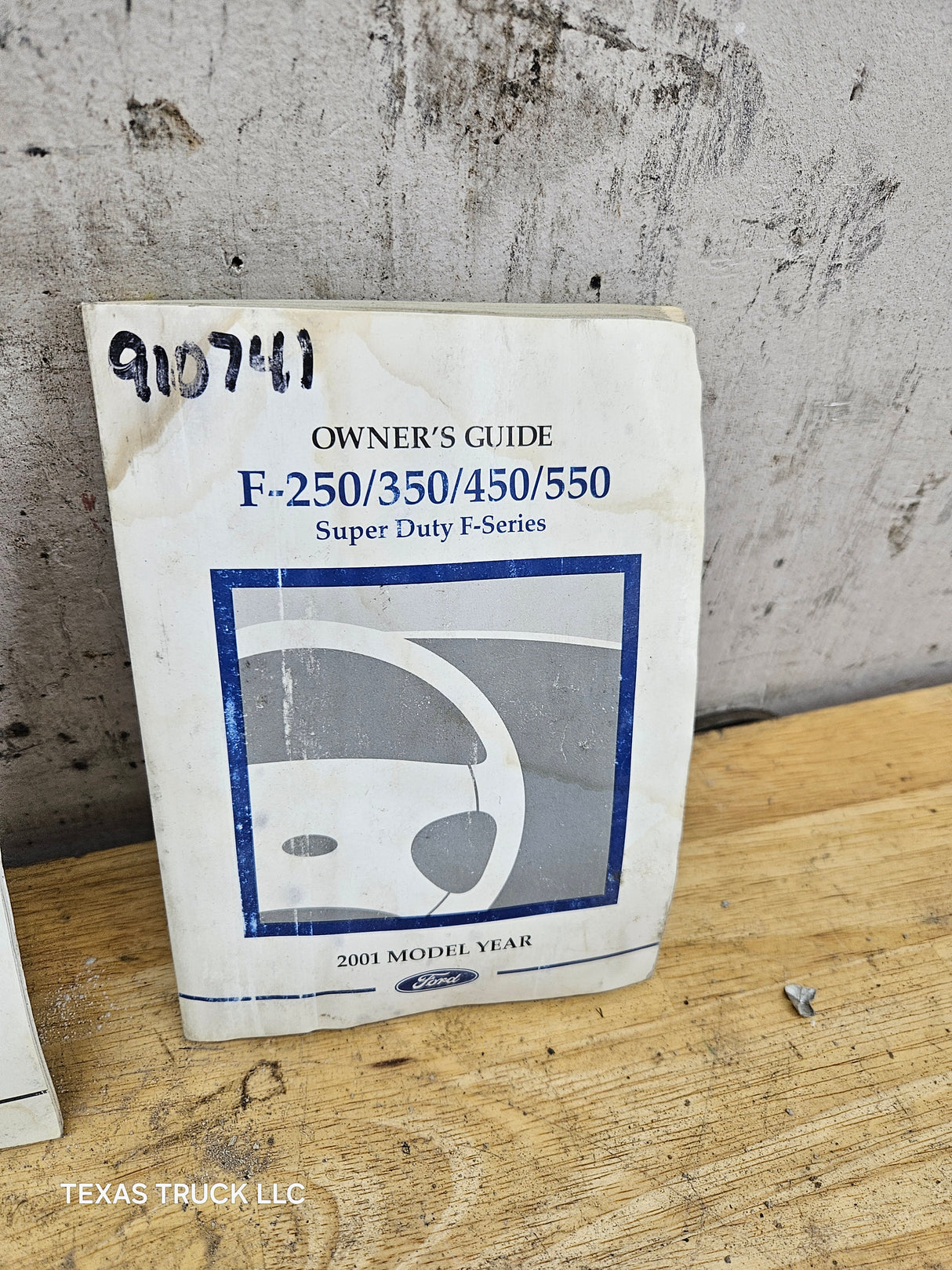 2001 Ford Super Duty F250 F350 F450 F550 Owners Manual 7.3L Power Stroke