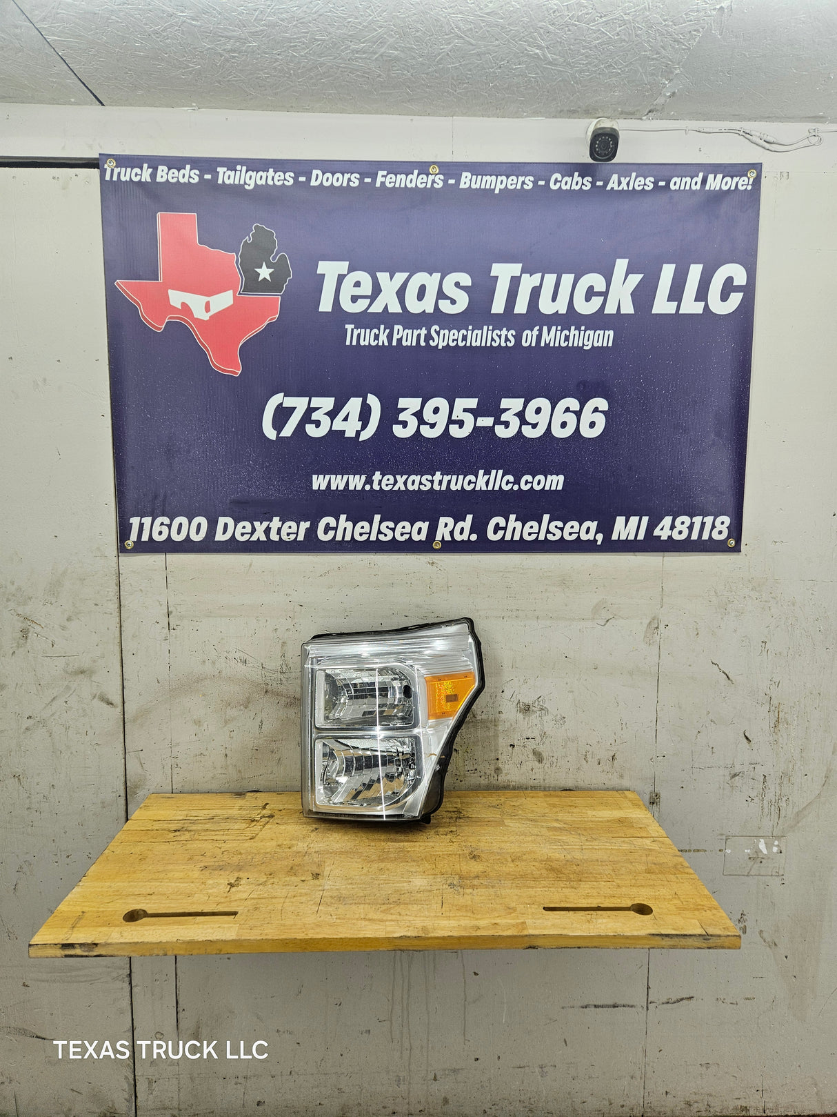 2011-2016 Ford Super Duty F250 F350 F450 F550 LH Driver Side Headlight 6.7L Power Stroke 6.2L Gas BC34-13006-A